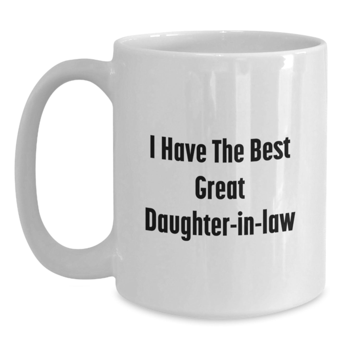 Funny Daughter-in-law Gifts from Men to Great Daughter-in-law White Christmas Unique Mugs for Daughter-in-law - Main