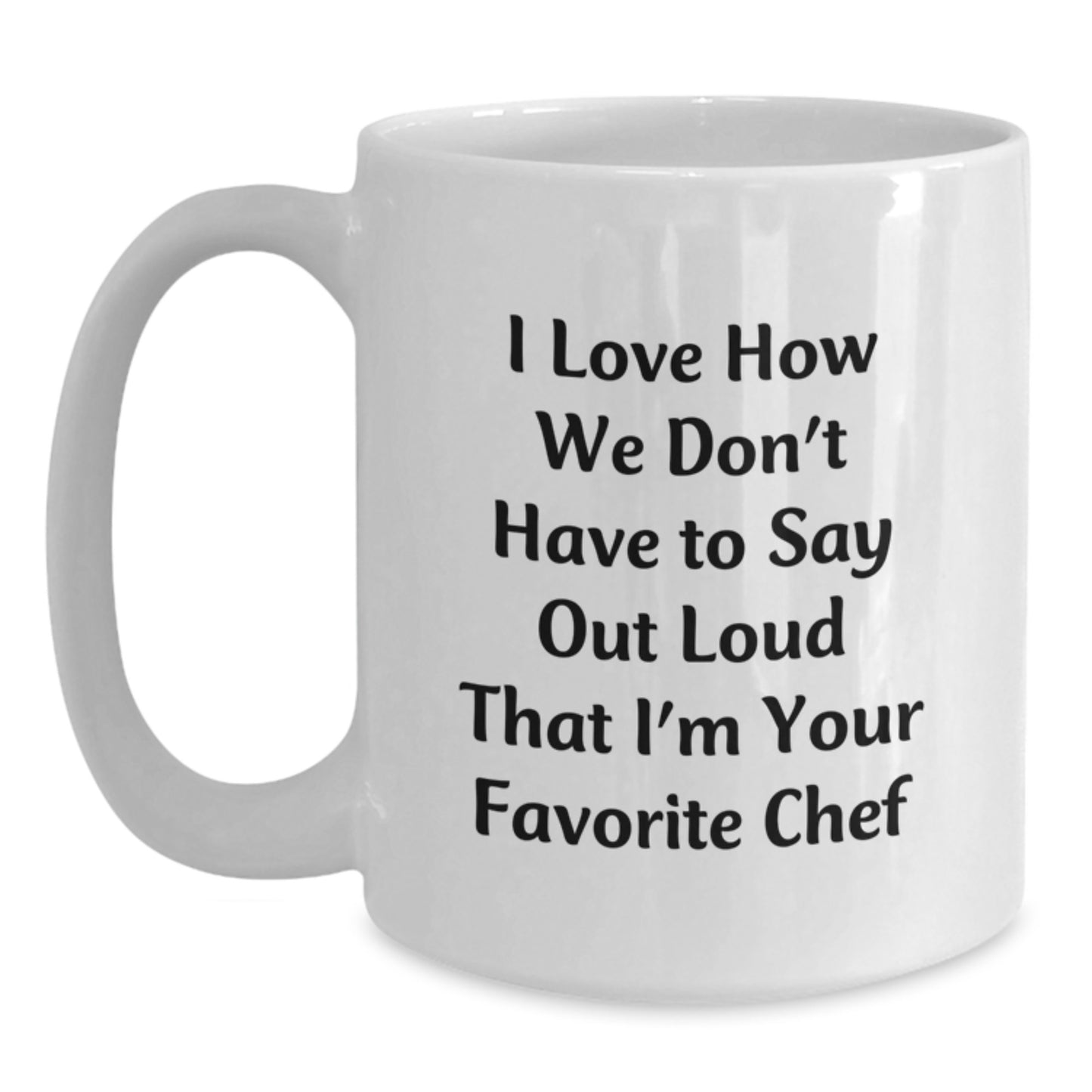 Funny Chef Gifts from Family to Favorite Chef Men White Coffee Mug Christmas Unique Presents - Main