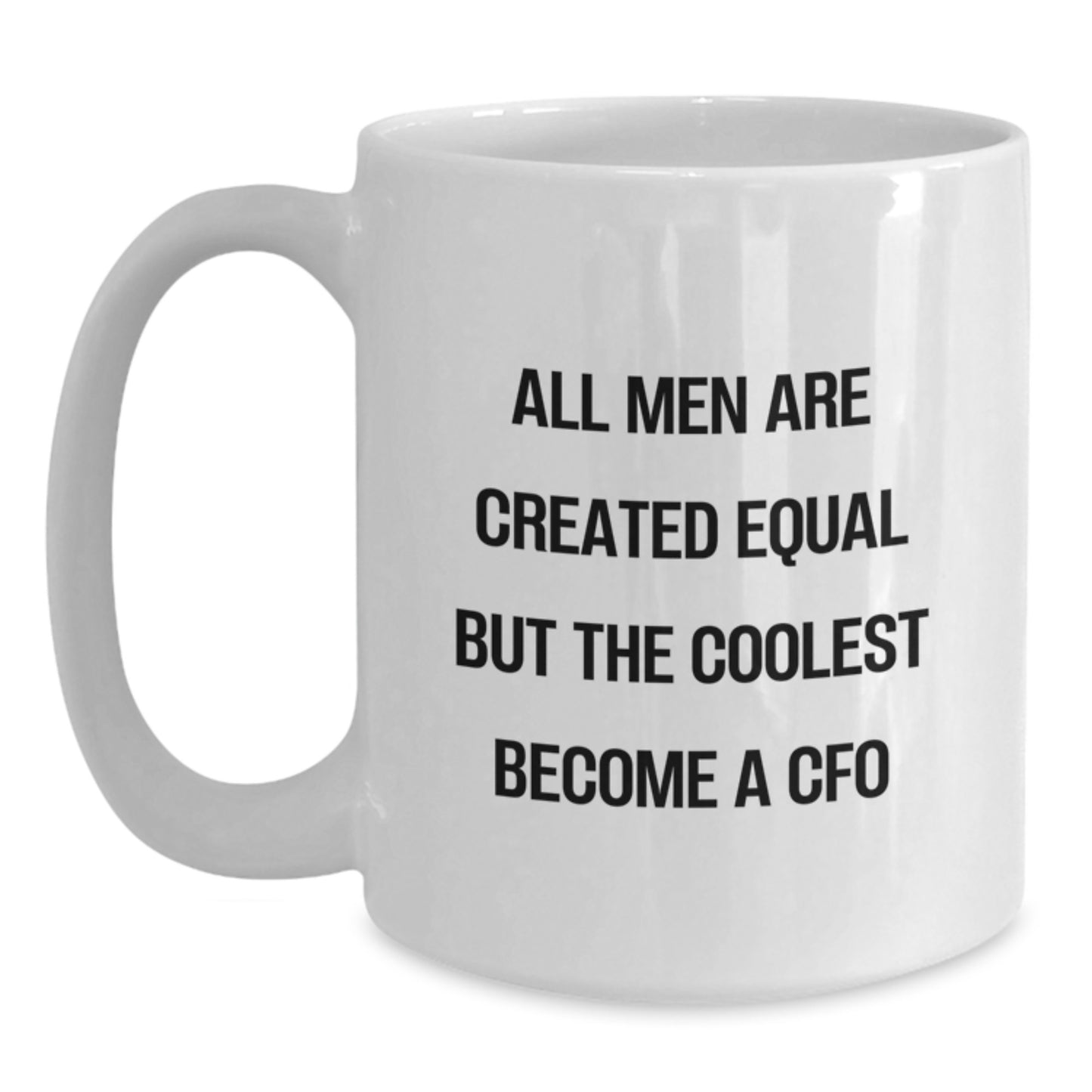 Cfo Keepsake White Ceramic 11oz Coffee Mug for Him Graduation Gift - Main