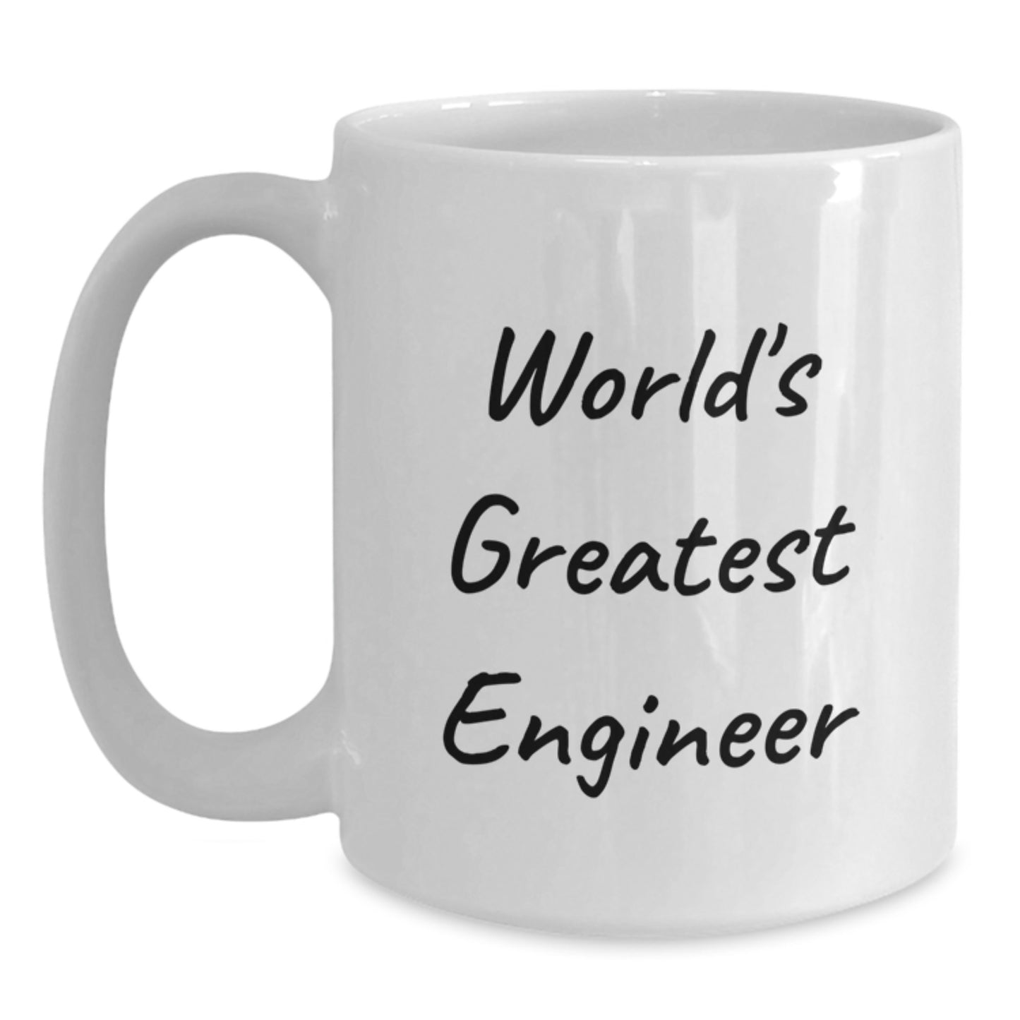 Funny Engineer Gifts, World's Greatest Mug for Christmas, White Coffee Mug with Quote for Engineers from Friends - Main