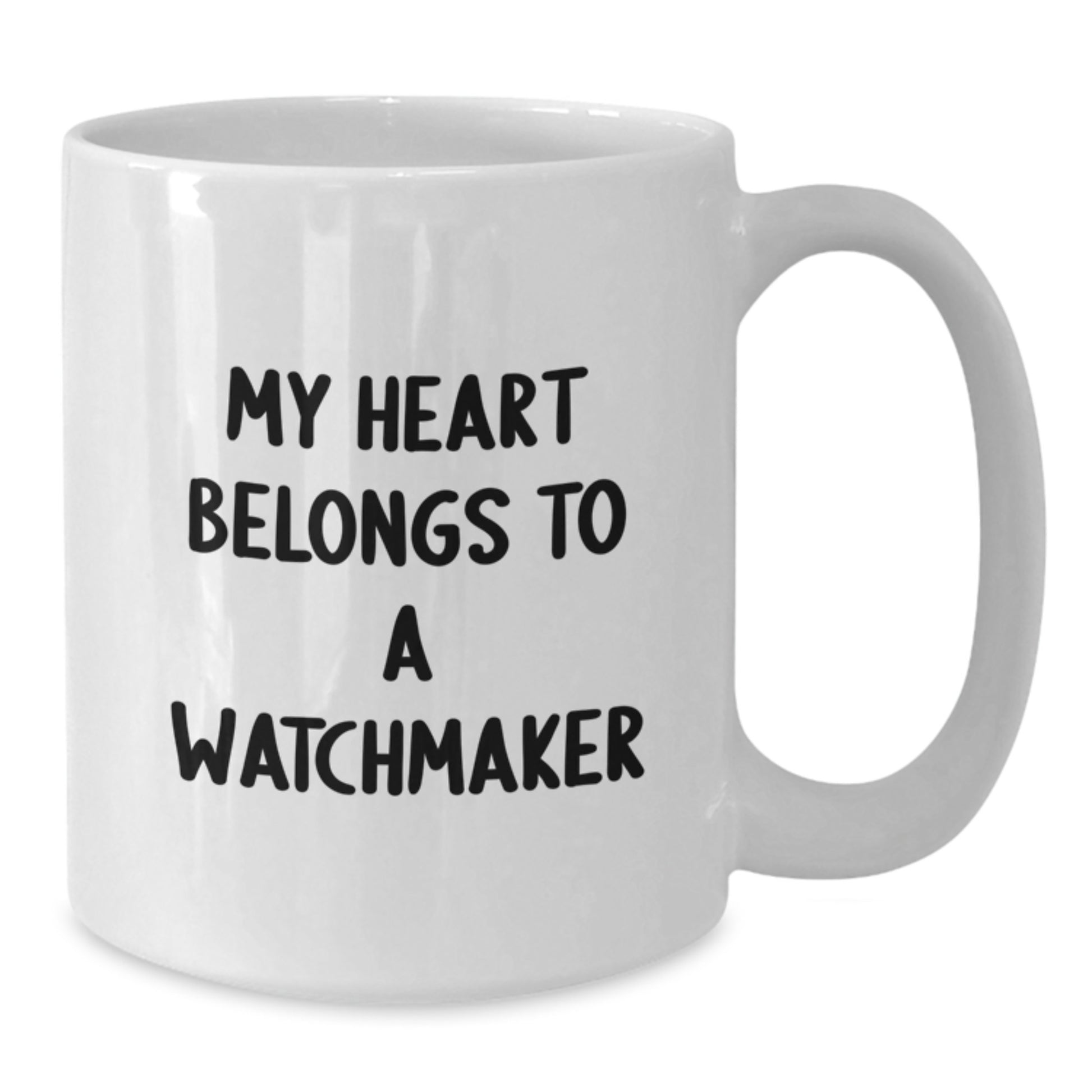 Funny Watchmaker Gifts from Friends for Watchmaker Men White Coffee Mug - Graduation Unique Gifts - Additional