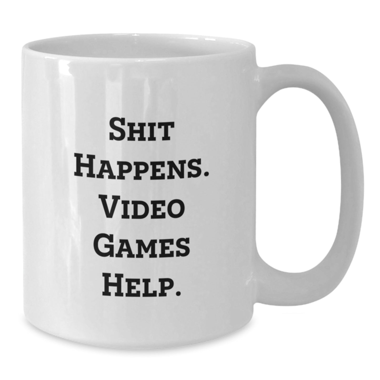 Funny Gaming Quote White Coffee Mugs for Him - Birthday Unique Gifts from Family - Additional