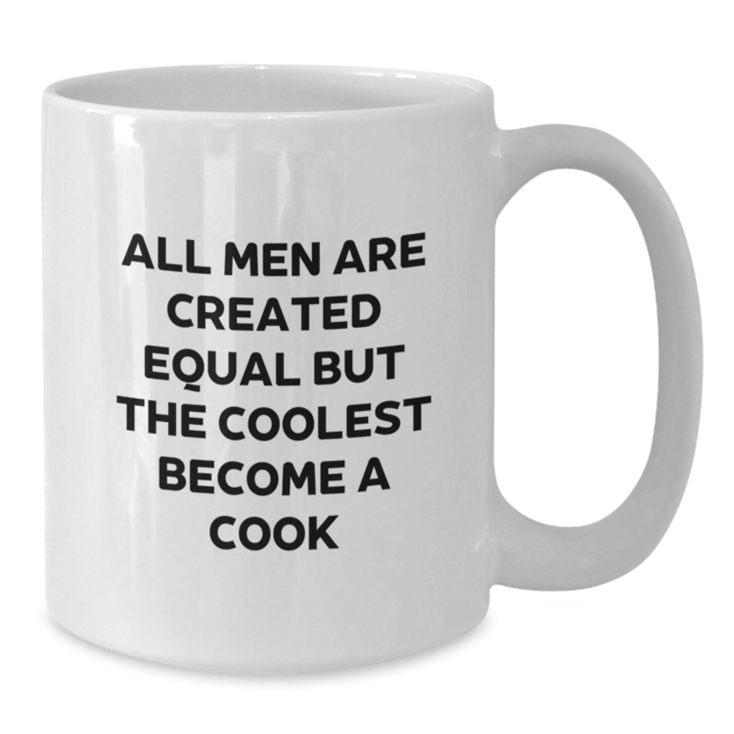 Funny Cook Gifts for Men from Friends on Christmas Morning - White Coffee Mug - Additional