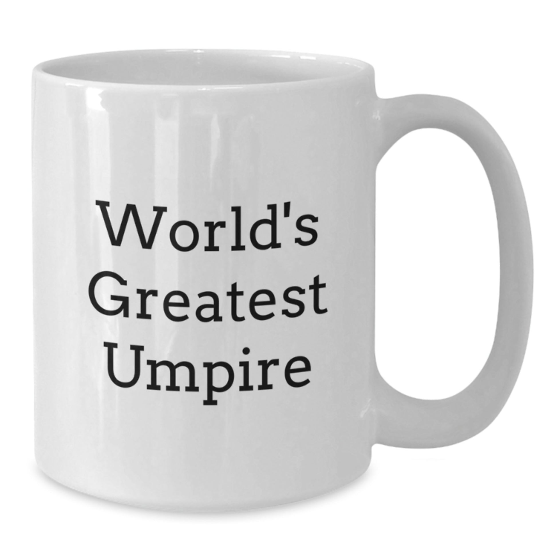 Funny Umpire Gifts for Men from Friends and Family - World's Greatest Umpire White Coffee Mug, Valentine's Unique Ideas - Additional