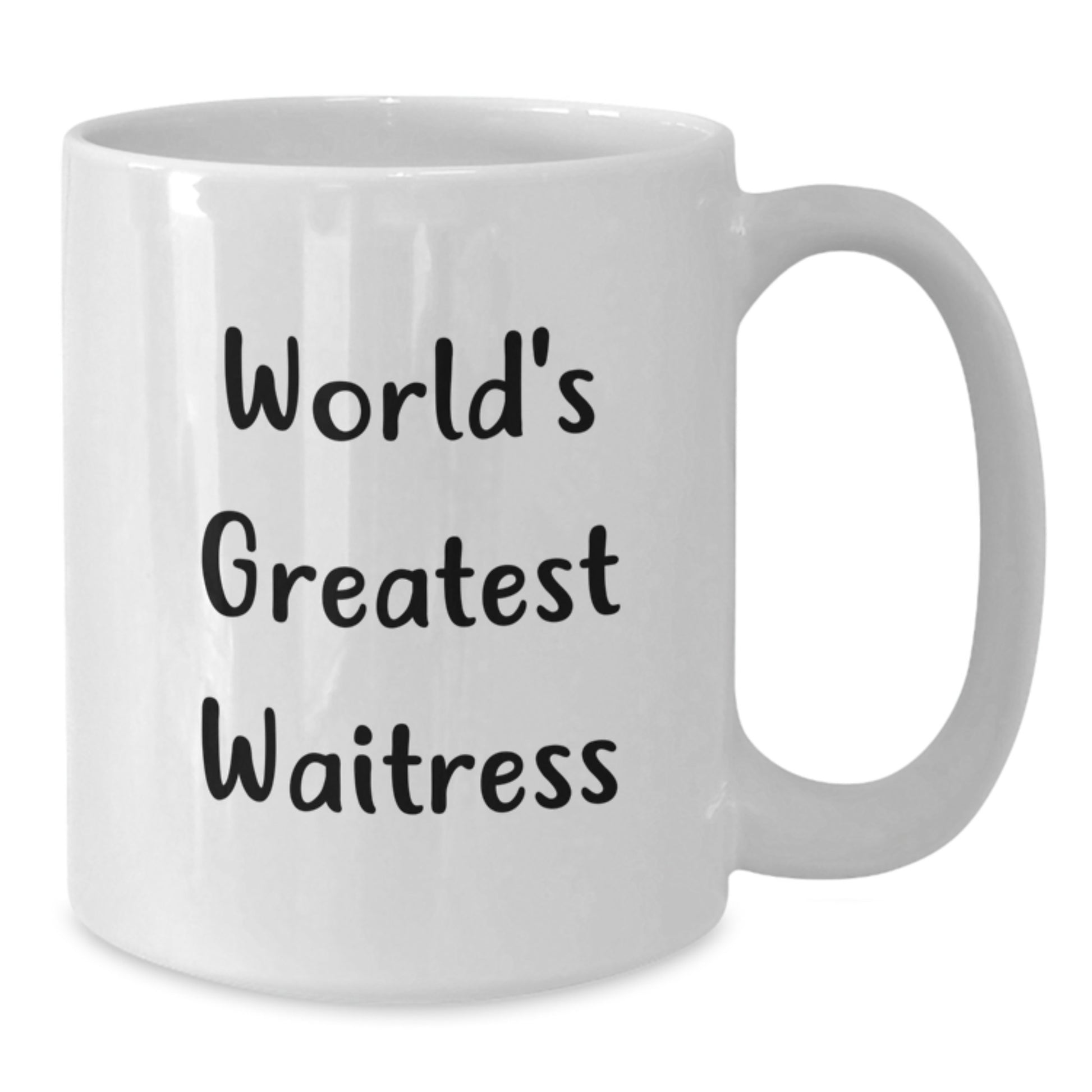 Funny Waitress Gifts from Friends and Family, Unique White Coffee Mugs with Inspirational Quote, Perfect for Christmas Unique Gifts for Waitress - Additional