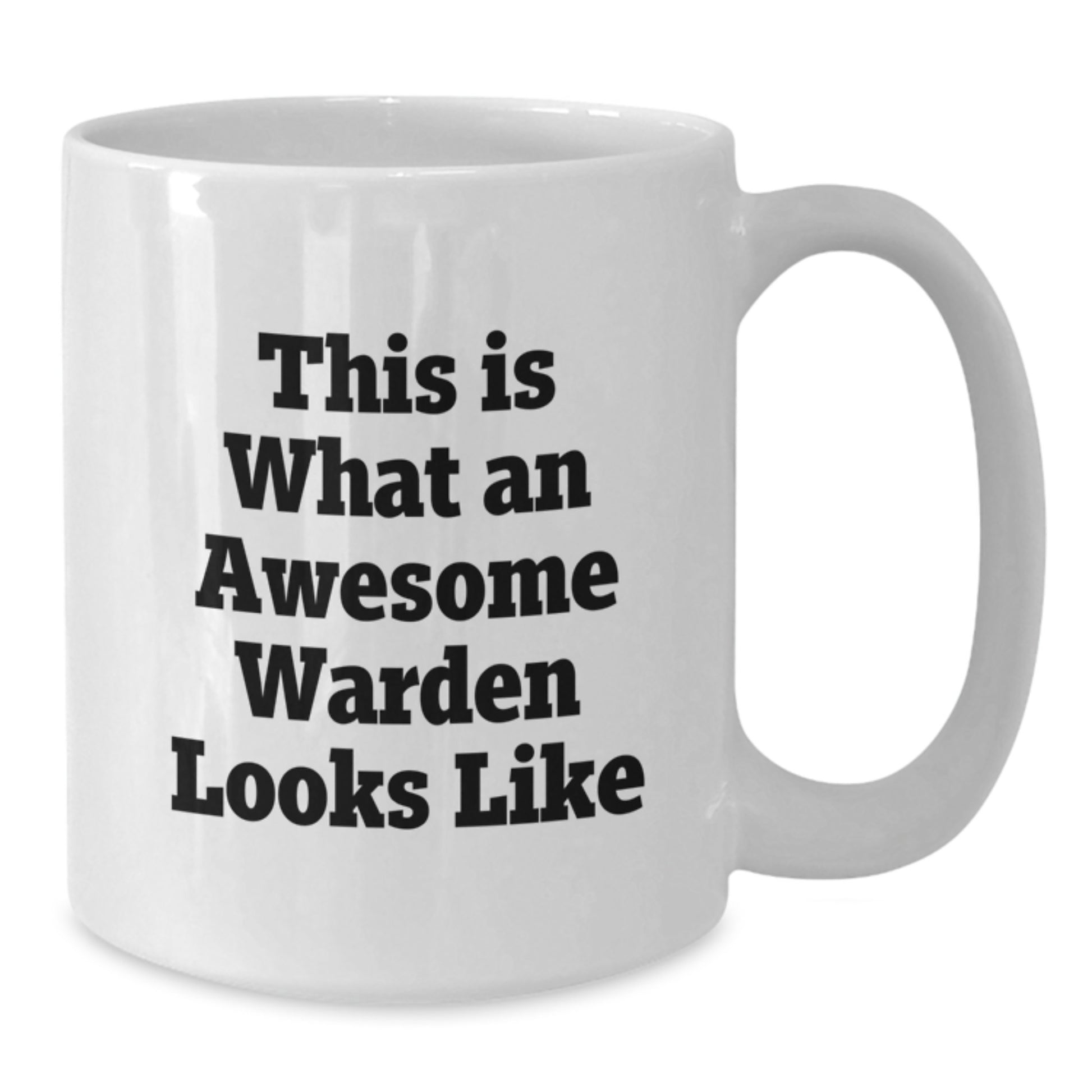 Funny Warden Gifts for Him, Funny White Coffee Mug with Inspirational Quote, Gifts from Friends, Perfect Graduation Unique Gifts - Additional