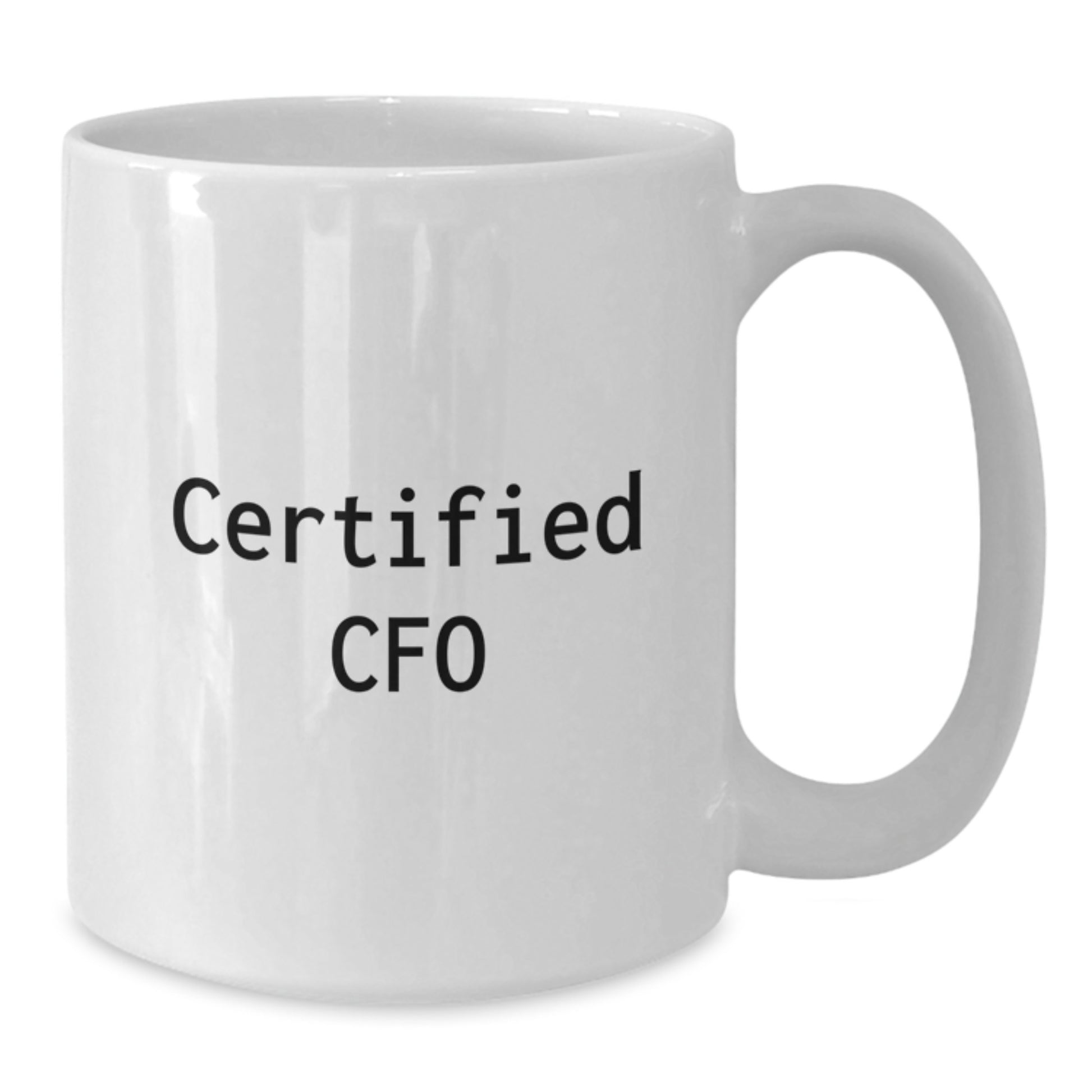 Cute 'Certified CFO' Funny Gifts for Valentine's White Coffee Mug from Friends, Coworkers, Family - Additional