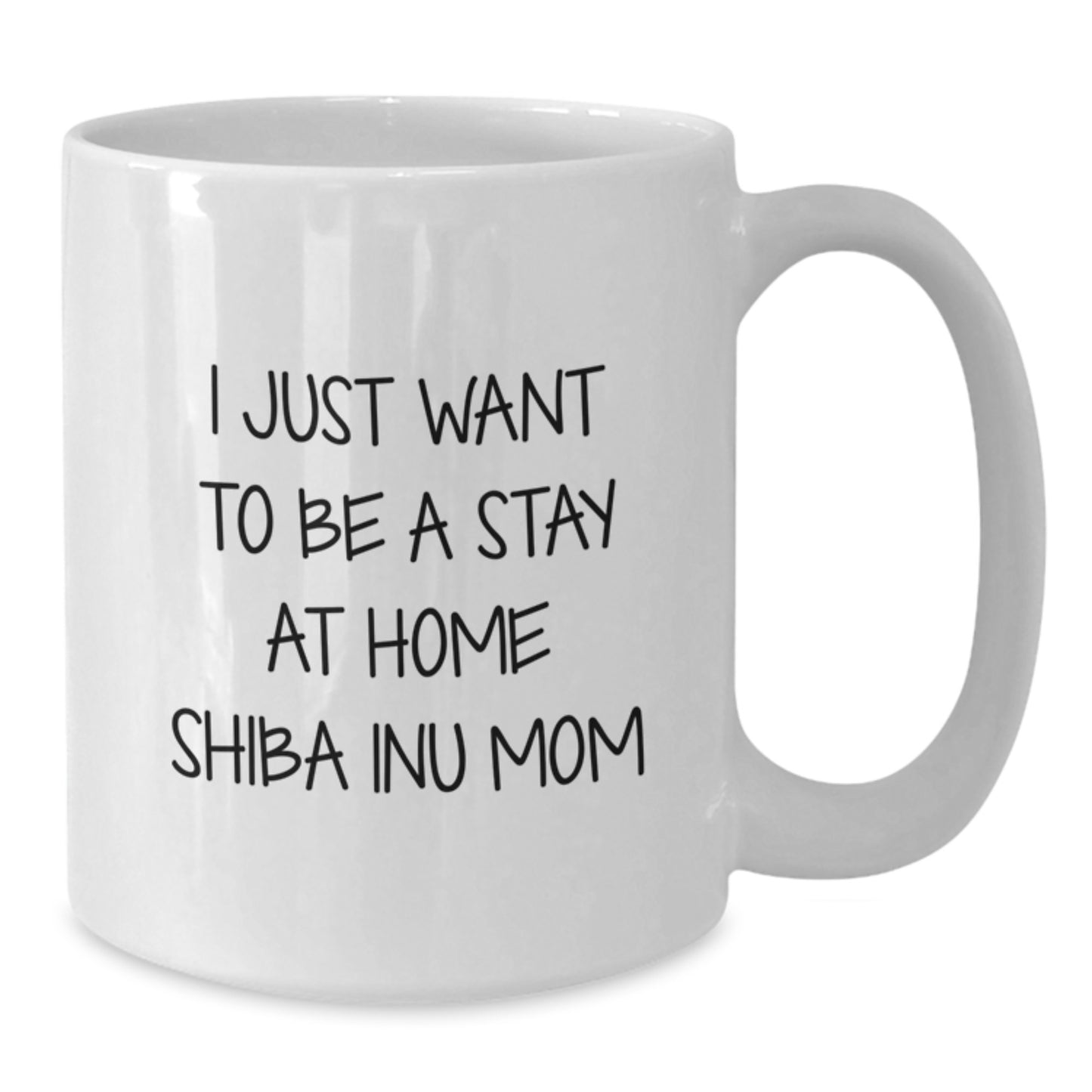 Funny Shiba Inu Dog Mom Christmas White Coffee Mug Gifts from Family for Friends - Additional