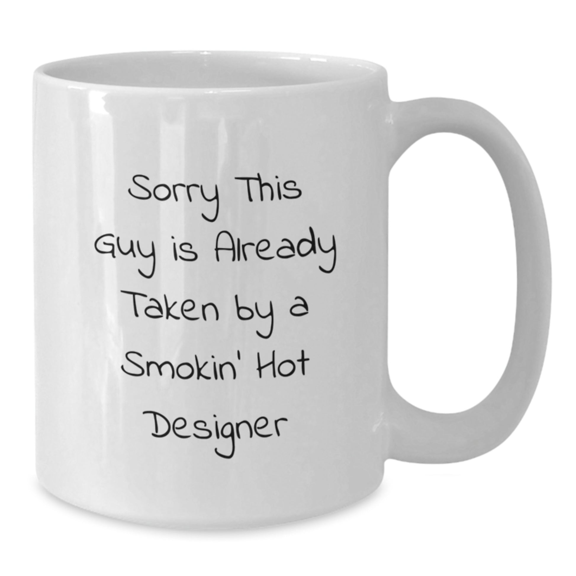 Funny Designer Gifts from Men for Valentine's Unique White Coffee Mug - Additional