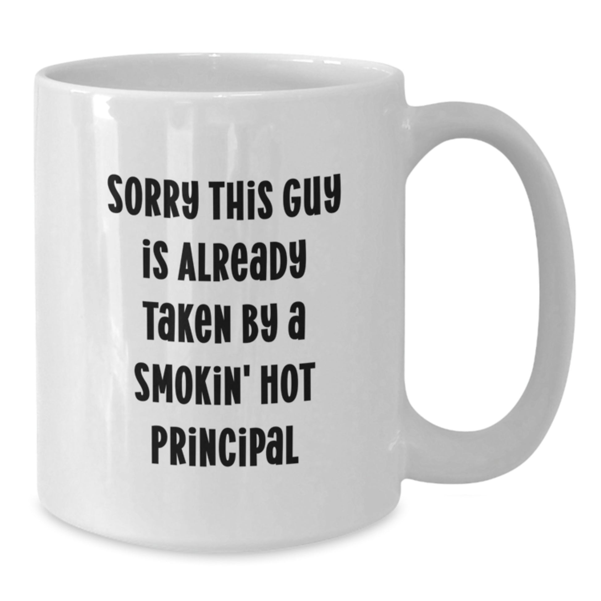 Funny Principal Gifts from Friends, White Coffee Mug for Principal, Christmas Unique Gifts - Additional
