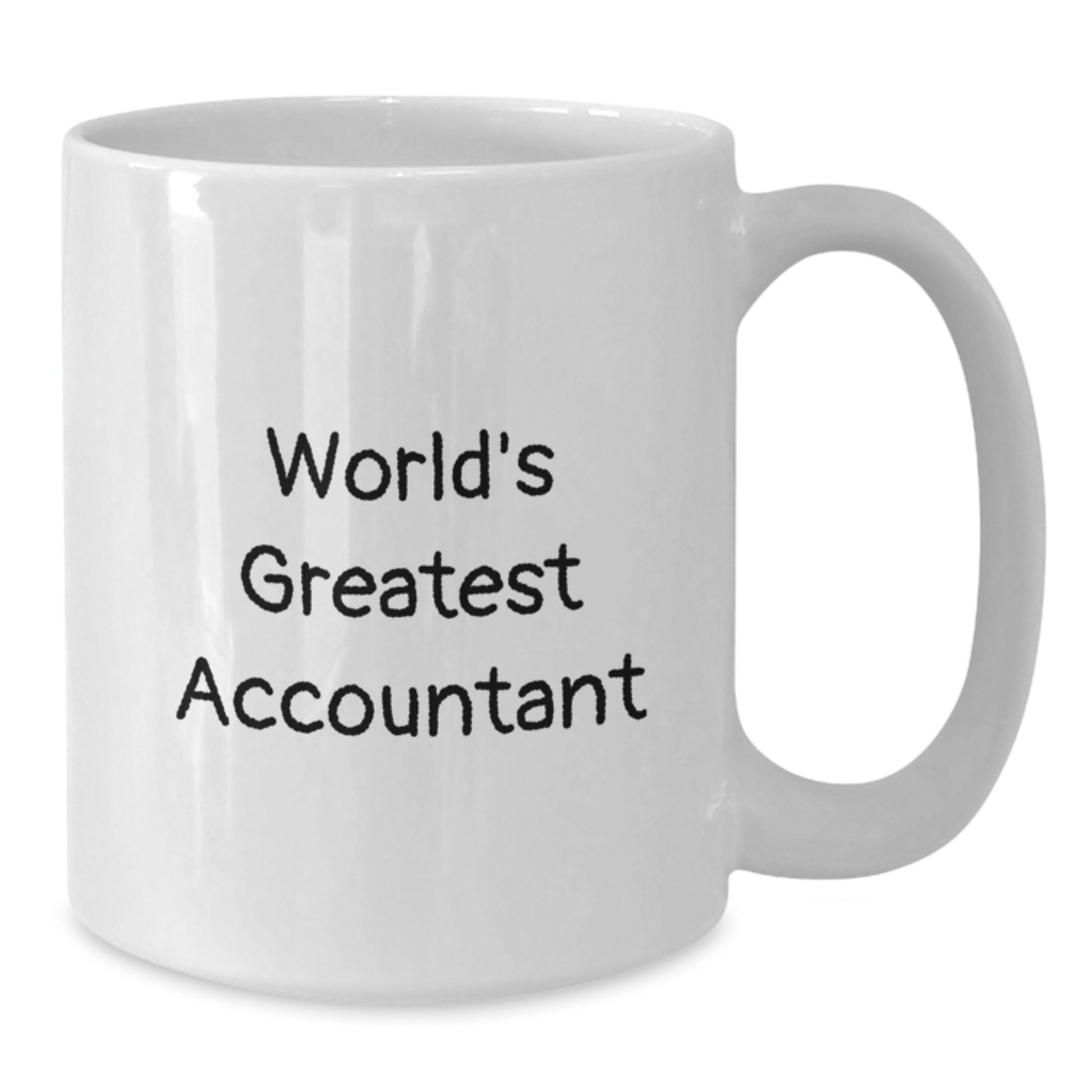 Funny Accountant Gifts for Men from Friends, World's Greatest Accountant Coffee Mug, Birthday Unique Gifts for Accountant, White Coffee Mug, 11oz or 15oz Capacity, Ceramic, Microwave, Dishwasher Safe - Additional