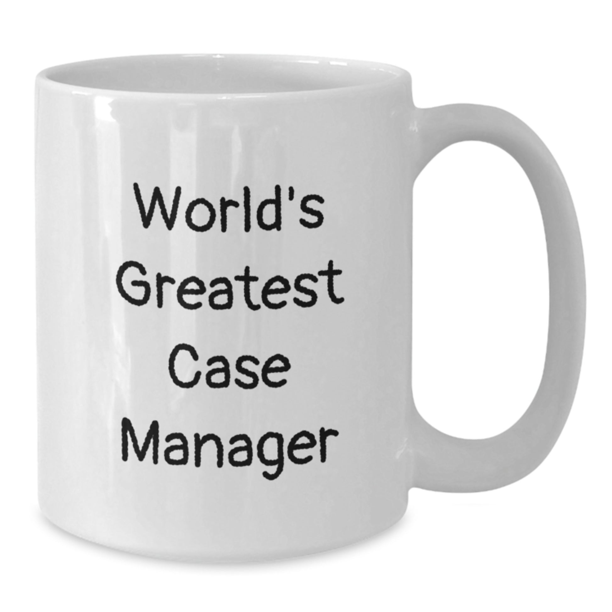 Funny Quote White Coffee Mugs for Case Manager Gifts from Friends and Family to Celebrate Christmas Unique Gifts for Men and Women - Additional