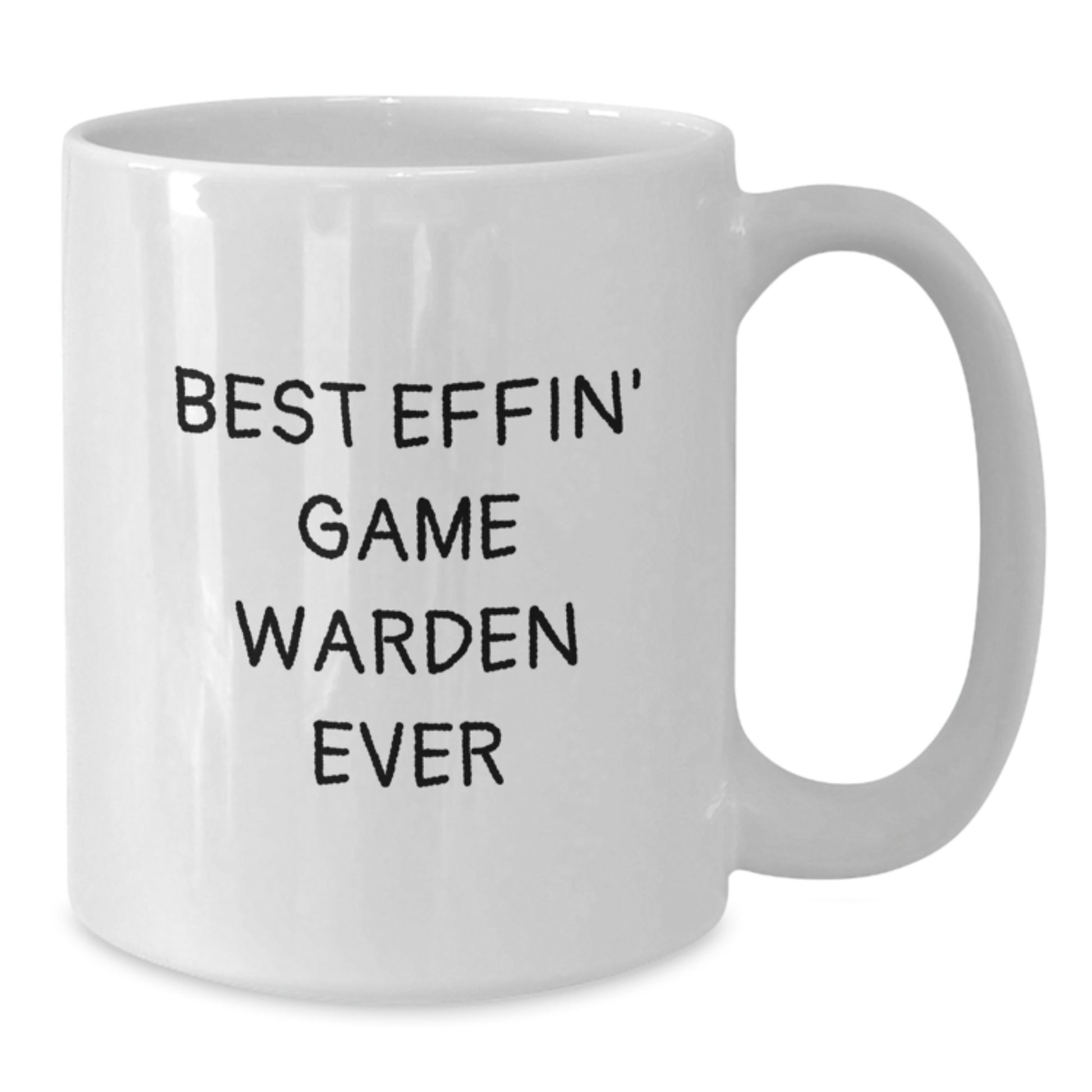 Game Warden Keepsake White Ceramic 11oz Mug for Him Graduation Gift - Additional