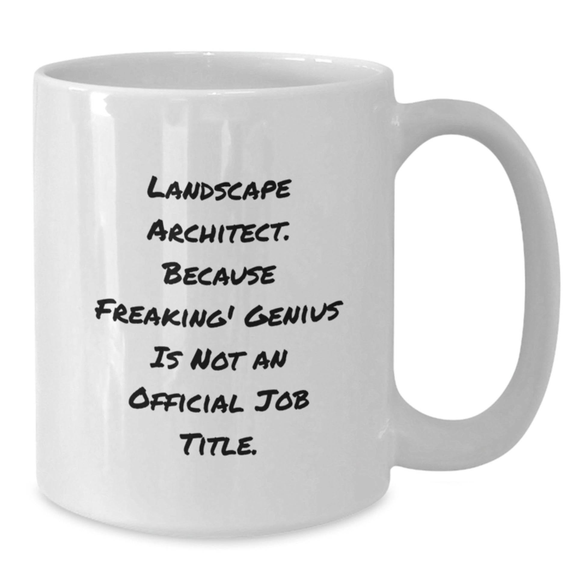 Funny Landscape Architect Gifts White Coffee Mugs, Unique Presents from Friends to Landscape Architect, Christmas Unique Gifts for Landscape Architect Men - Additional