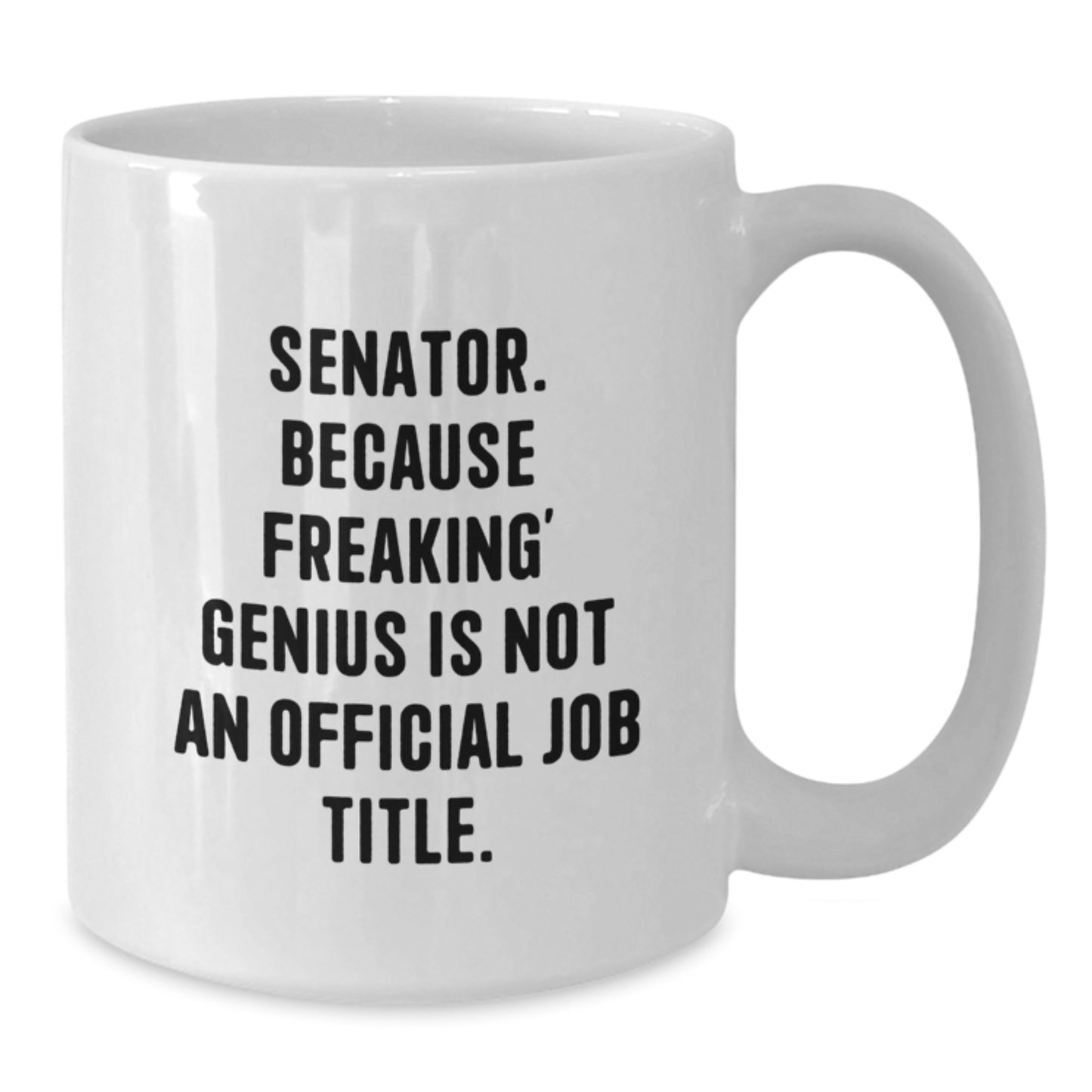 Senator White Coffee Mug, Funny Quote, Gifts from Friends or Family to Senator, Unique Senator Gifts for Men on Mother's Day - Additional