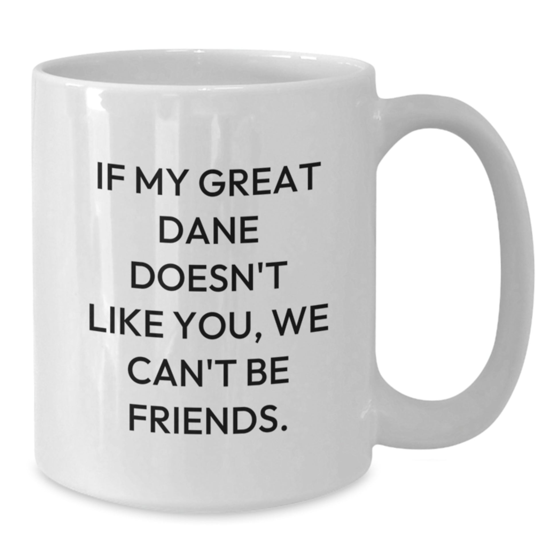 Funny Great Dane Dog Lover Gifts from Friends for Men Women Birthday Unique Mug - Additional
