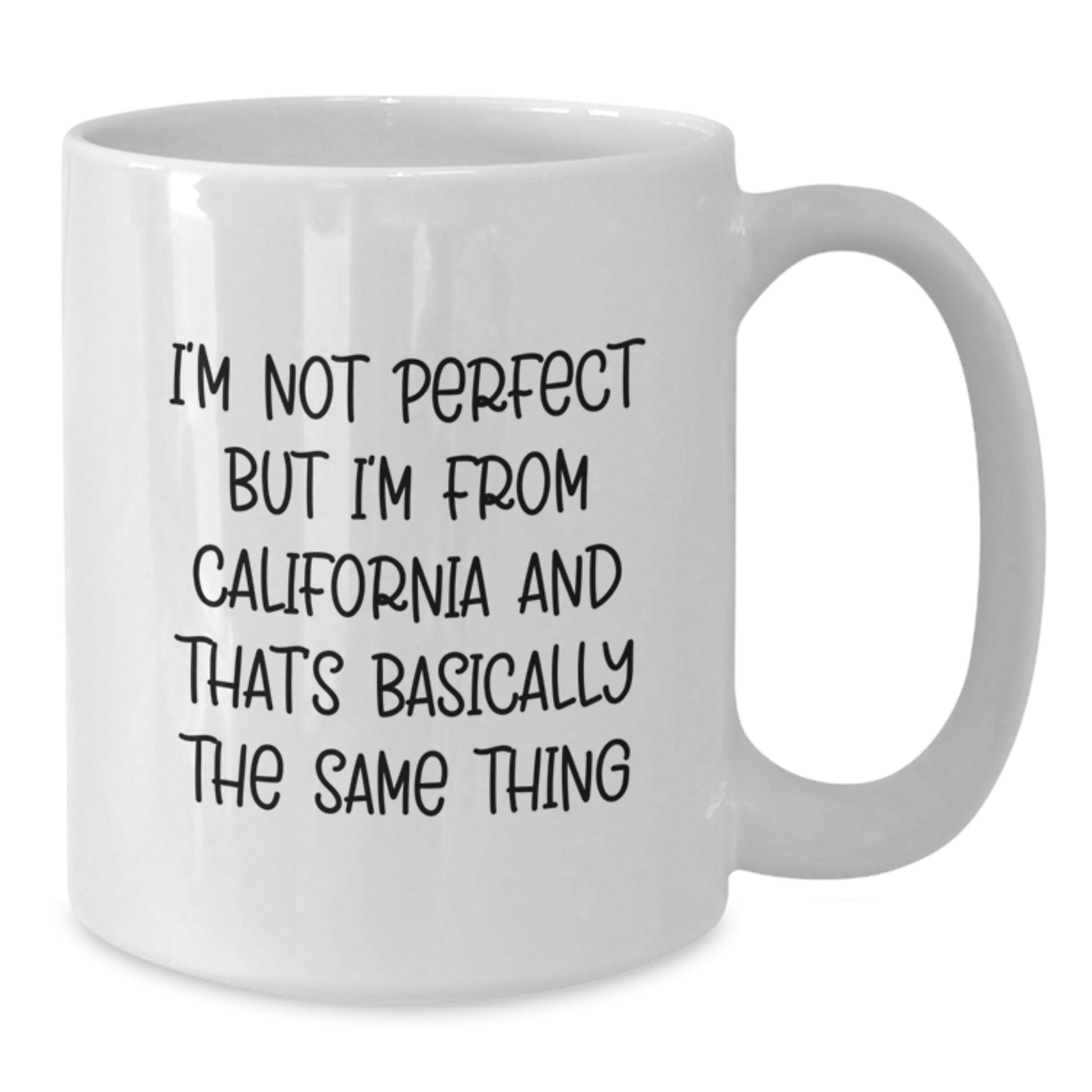 Funny California Love Gifts from Friends and Family - White Coffee Mug for California Lovers - Valentine's Unique - Additional