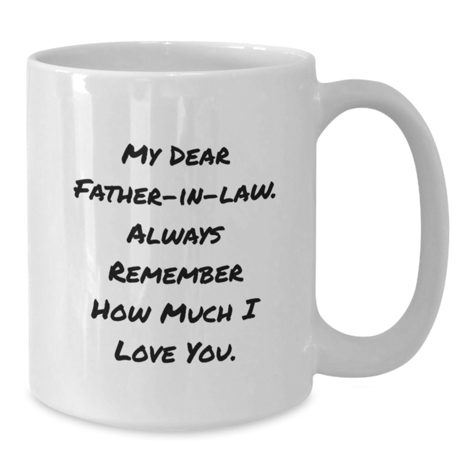 Funny Dad in Law Quote White Coffee Mug Gifts from Family for Father's Day Unique - Additional