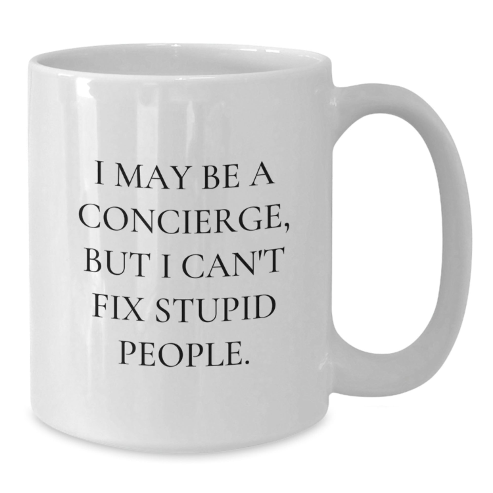 Funny Concierge White Coffee Mugs Gifts from Friends to Concierge, Funny White Coffee Mugs, Christmas Unique Gifts for Men - Additional