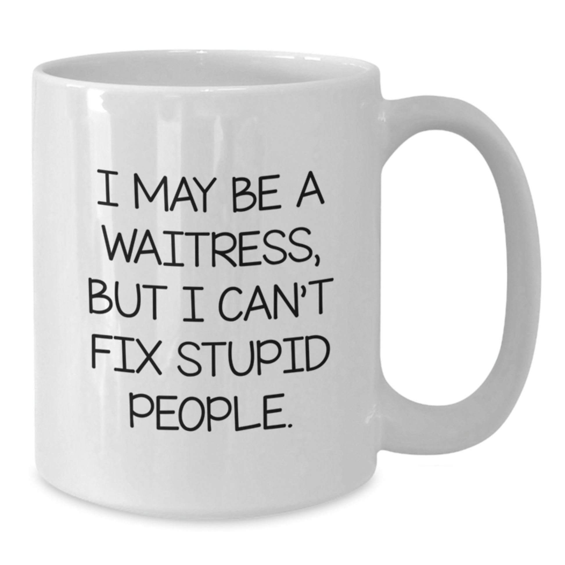 Funny Waitress Gifts White Coffee Mug for Valentine's from Men to Women Coworkers - Additional