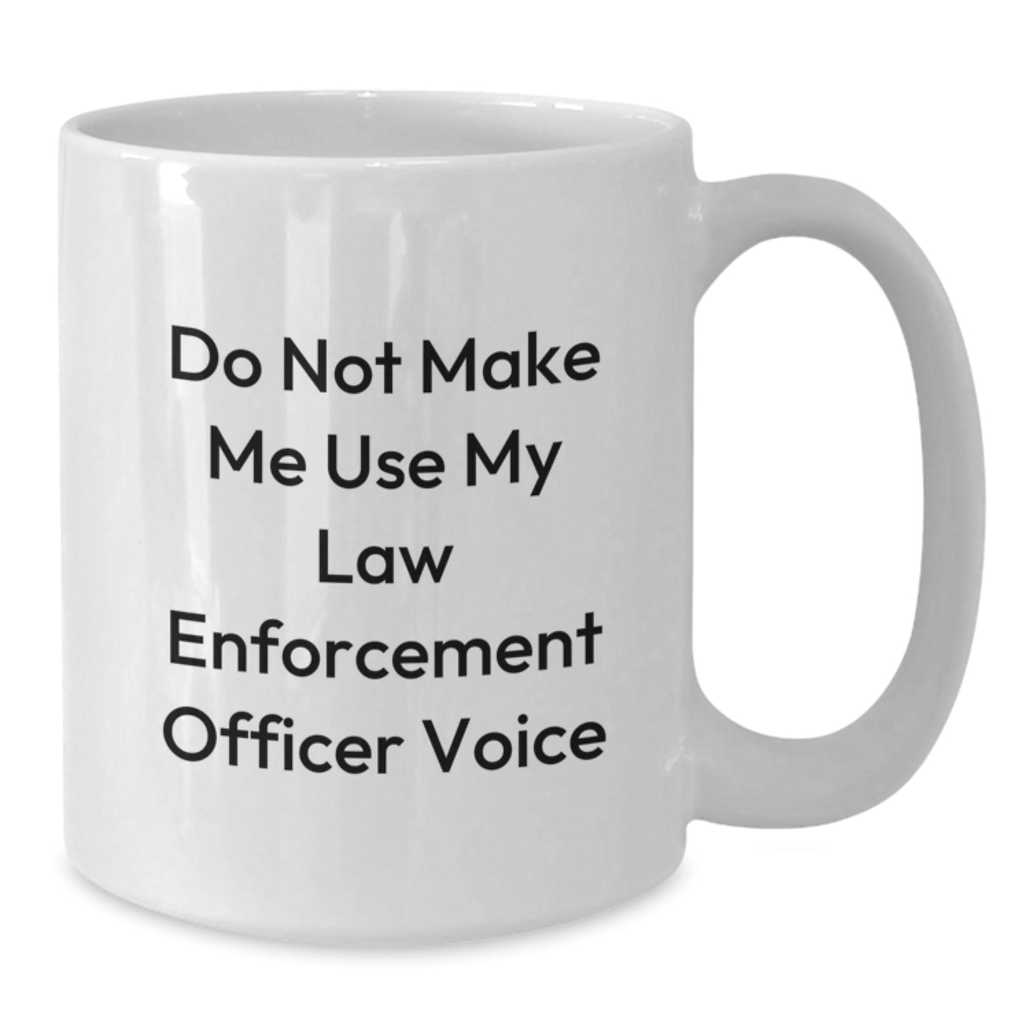 Funny Law Enforcement Officer Gifts from Friends, Unique White Coffee Mugs for Law Enforcement Officers, Graduation Unique Gifts for Men - Additional