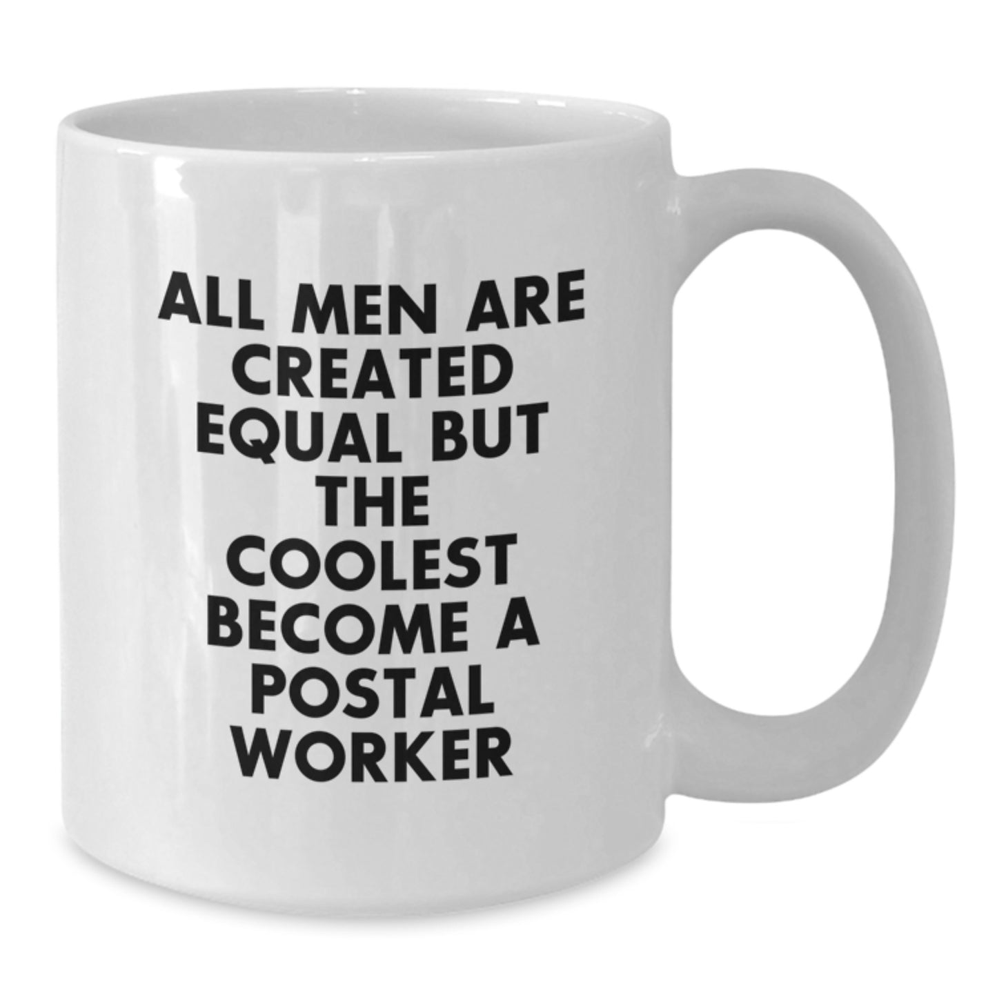 Gifts from Friends for the Coolest Postal Worker in Town, Funny Quote White Coffee Mug, Christmas Unique Gifts for Men, Women, Family - Additional