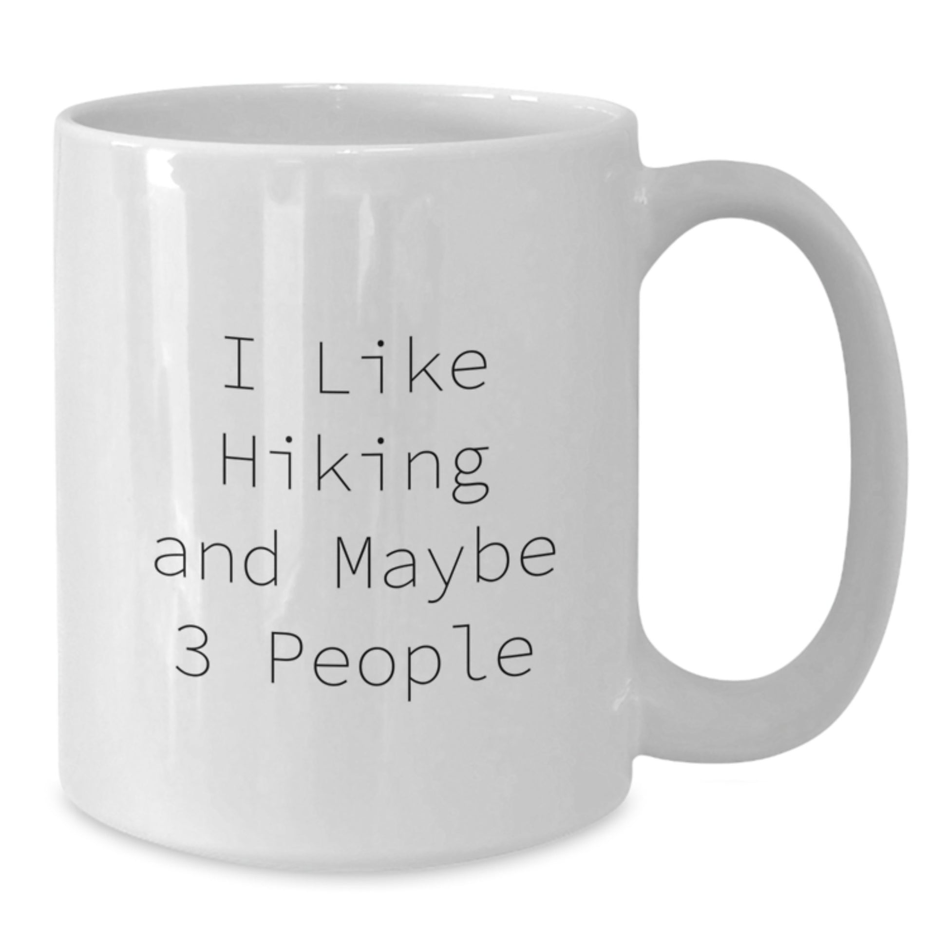 Birthday Gift for Her Hiking Mug Present – 11oz Ceramic with 'I Like - Additional