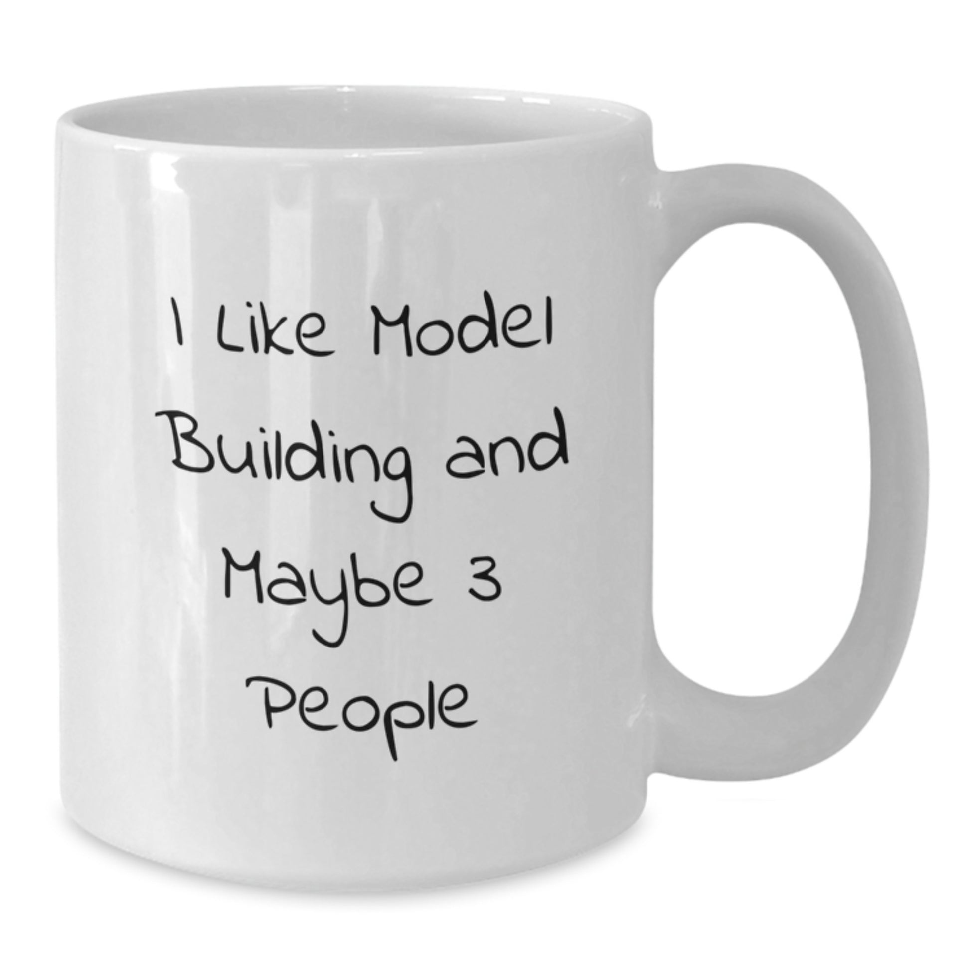 Model Building Love Gifts from Men to Women on Mother's Day - Funny White Coffee Mug for Dad, Mom, or Family Member who Loves to Build Models - Additional