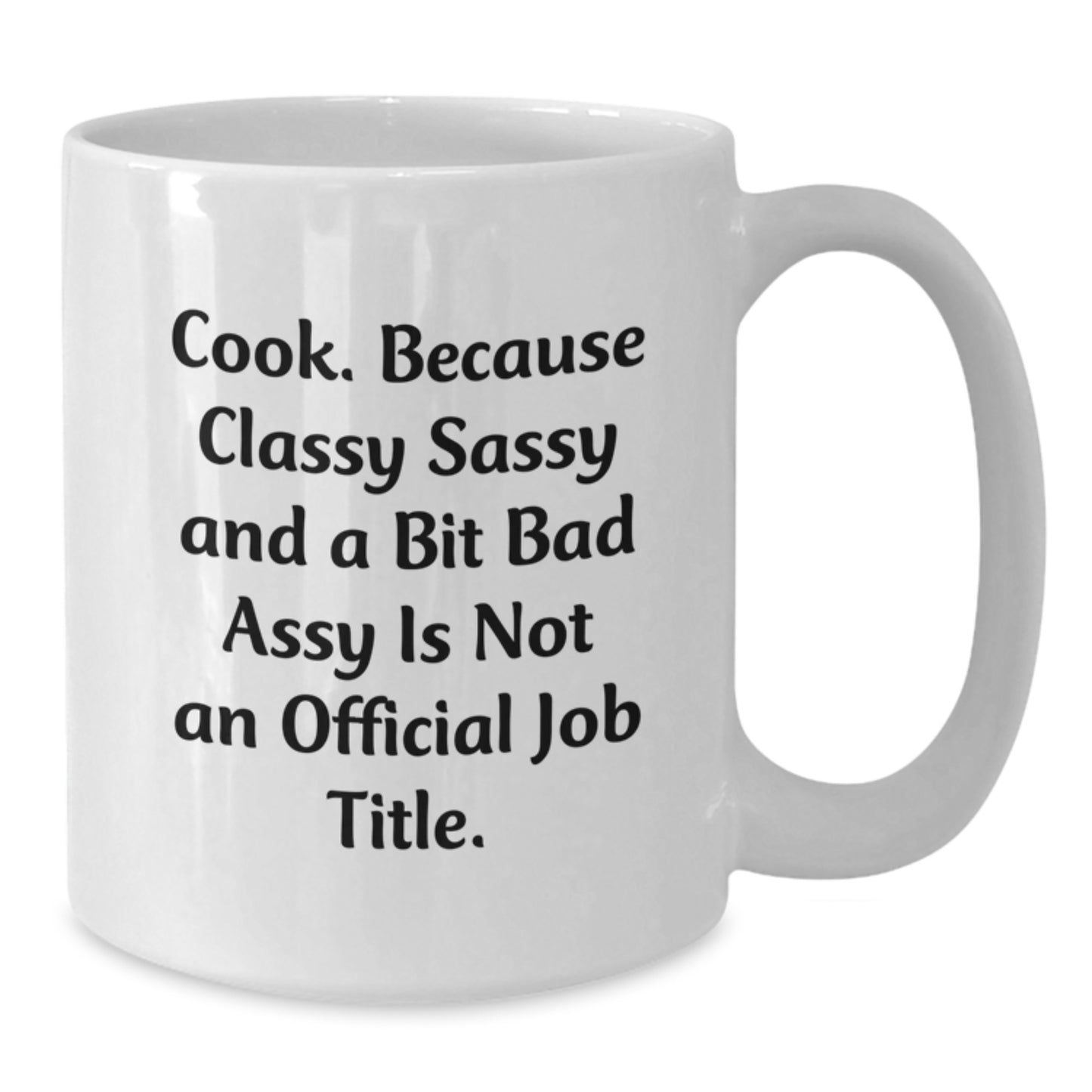 Funny Cook Gifts for Men, White Coffee Mug, Christmas Unique Presents from Friends or Family - Additional