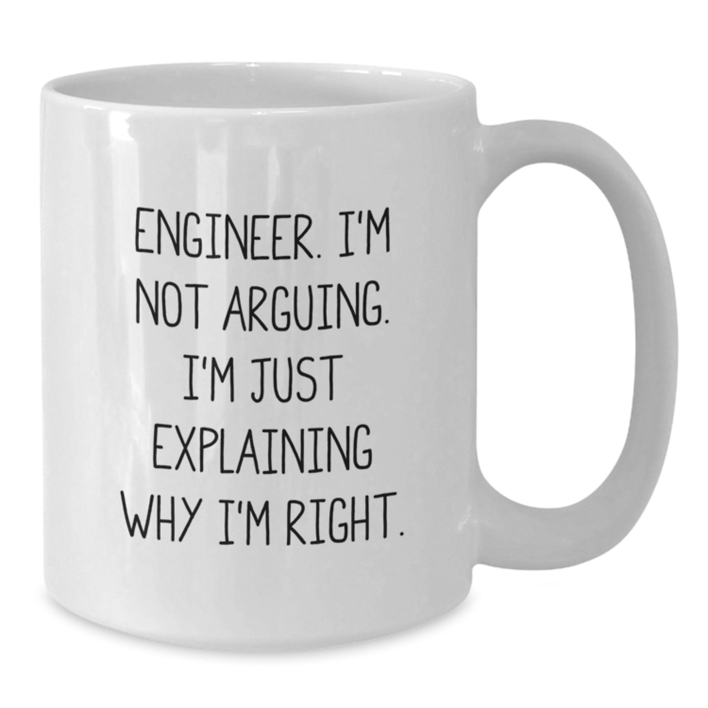 Funny Engineer Gifts from Friends, White Coffee Mug for Men, Graduation Unique Gift for Engineer - Additional