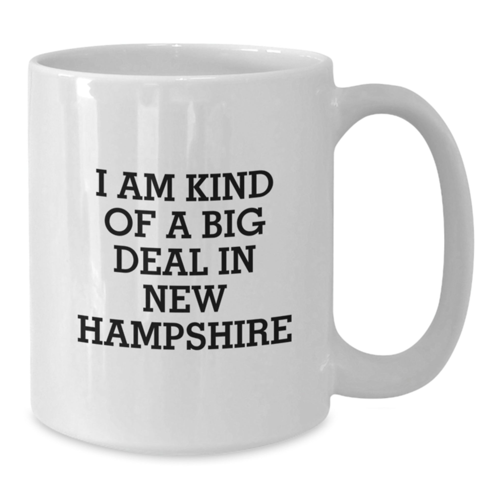 Funny New Hampshire Gifts from Friends for Birthday Unique - White Coffee Mug I Am Kind Of A Prime Selection - Additional