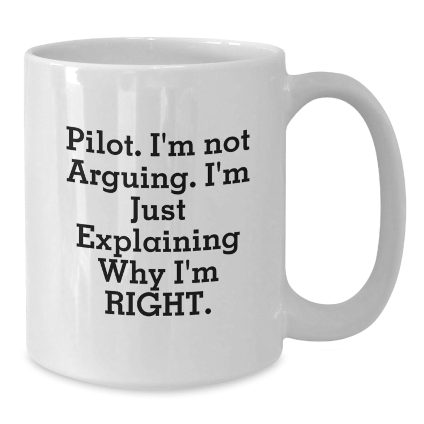 Funny Pilot Gifts for Friends, White Coffee Mug Pilot Enthusiast Graduation Unique Personalized - Additional