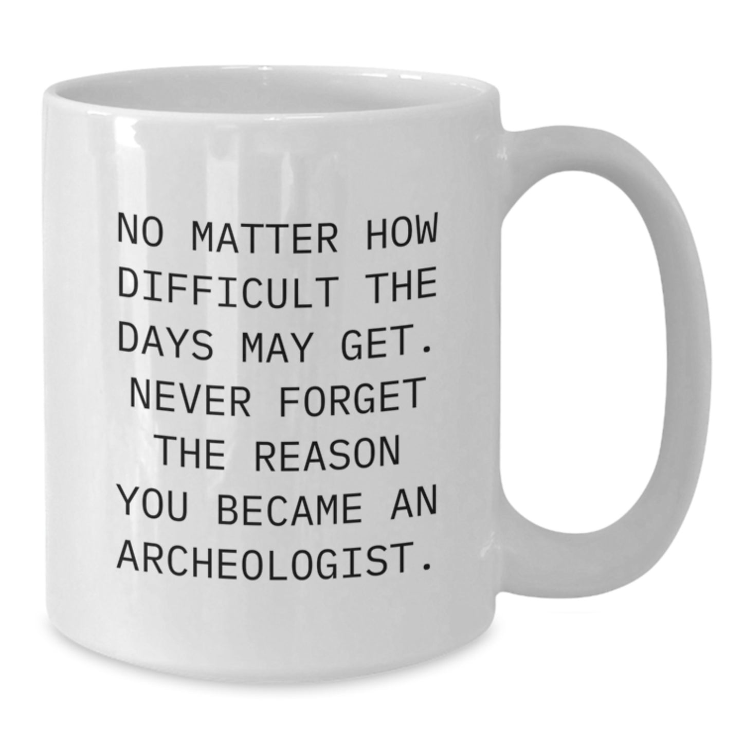 Funny Archeologist White Coffee Mug Gifts from Friends to Archeologist, Inspirational Quote for Coffee Lover, Christmas Unique Gifts - Additional