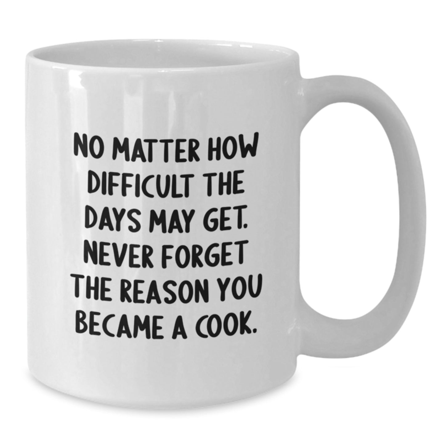 Funny Cook Gifts for Men - Inspirational White Coffee Mug for Graduation Unique Gifts from Friends - Additional