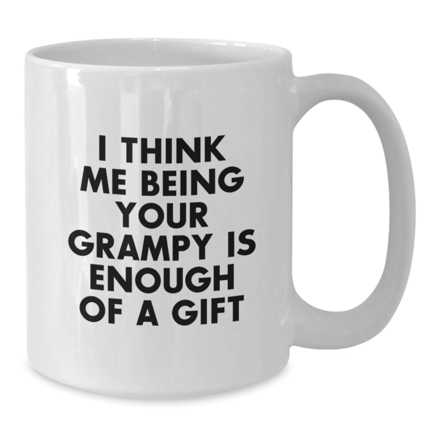 Grampy Keepsake White Coffee Mug for Him Birthday Gift with 11oz Ceramic - Additional
