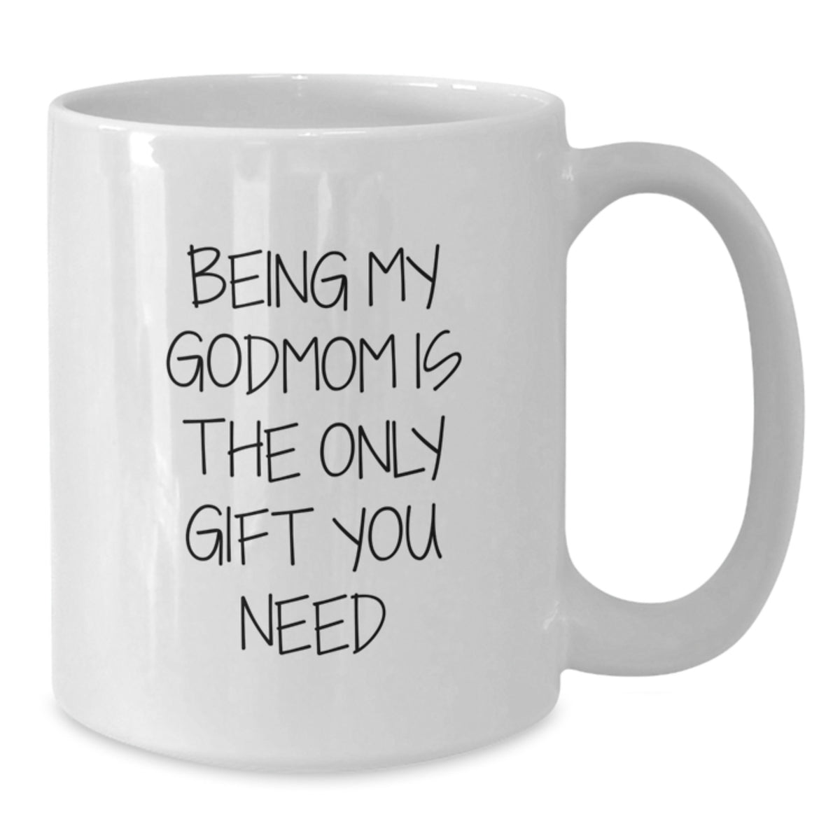 Godmom White Coffee Mug Keepsake Birthday Gift Quote for Him - Additional