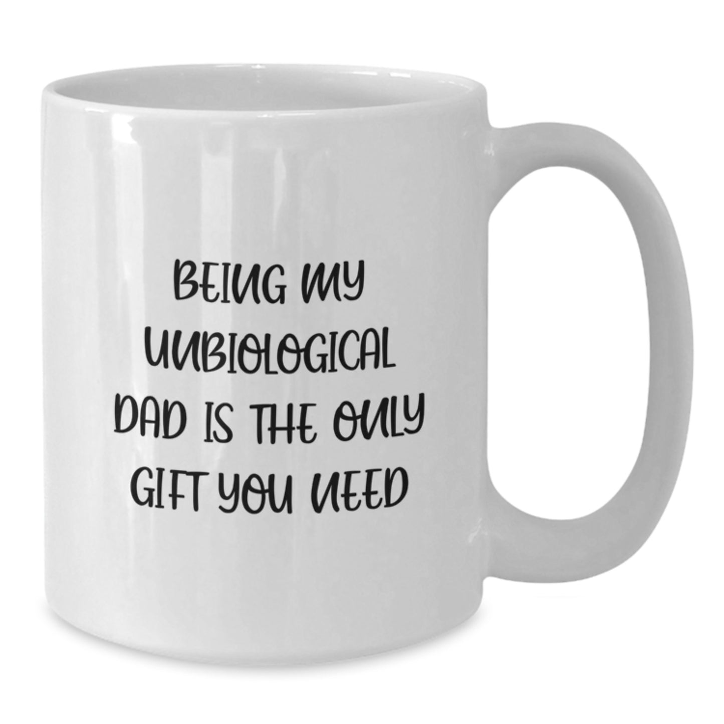 Funny Unbiological Dad Gifts from Men, Women, Friends, Coworkers, Family to Unbiological Dad on Graduation Unique Gifts - Additional