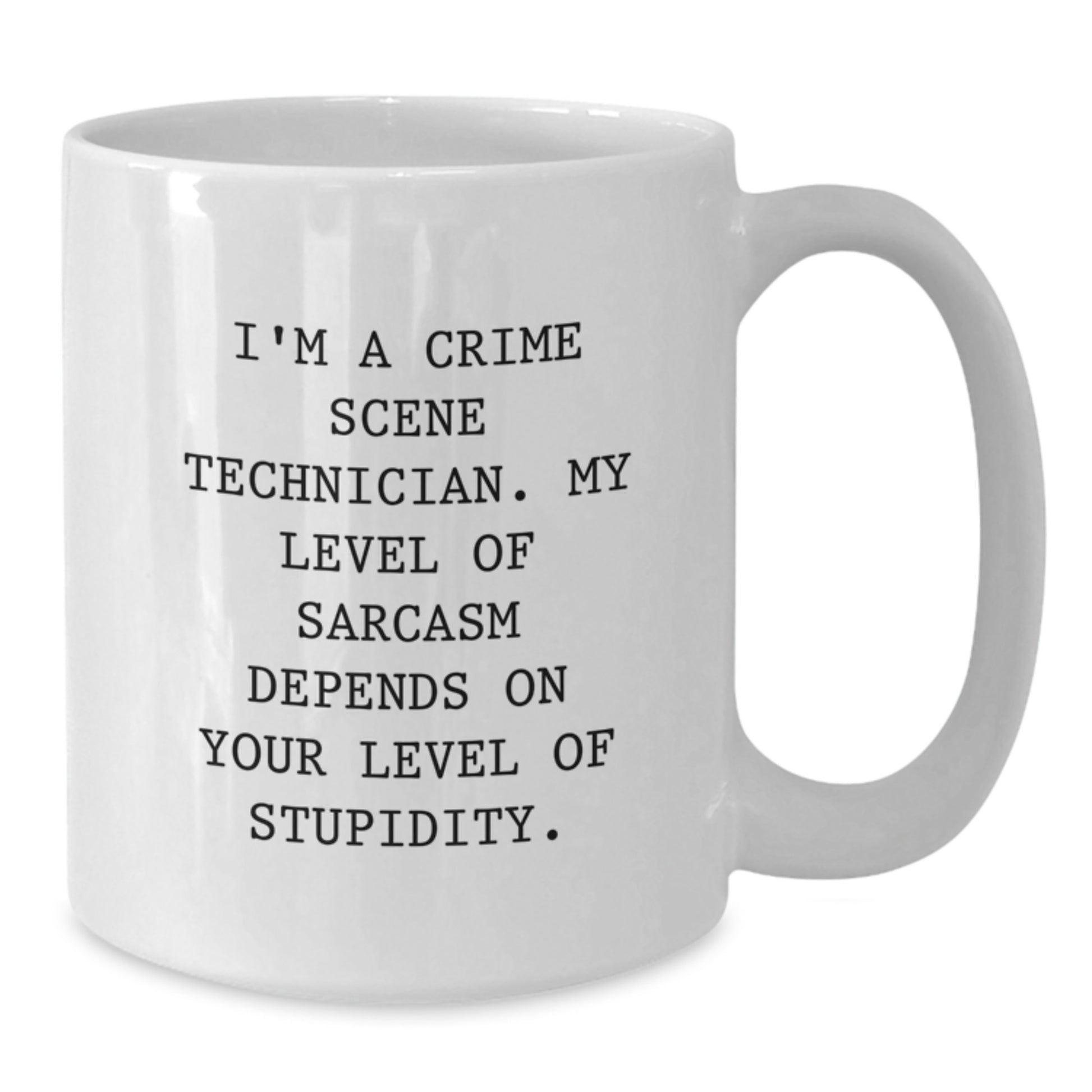 Crime Scene Technician Keepsake Mug for Him White 15oz Graduation Gift - Additional
