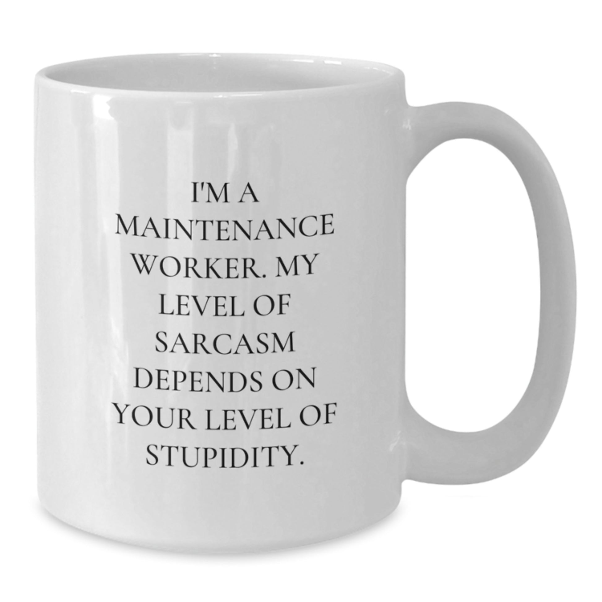 Maintenance Worker Keepsake White Coffee Mug Birthday Gift for Him - Additional