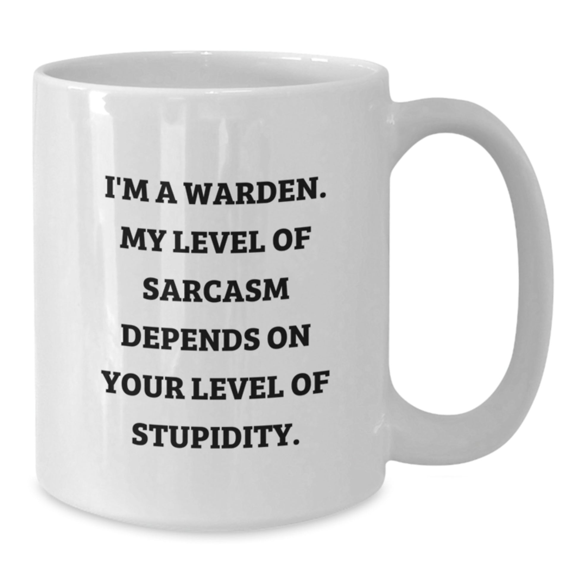 Warden Keepsake White Coffee Mug for Him Surprise Graduation Gift - Additional