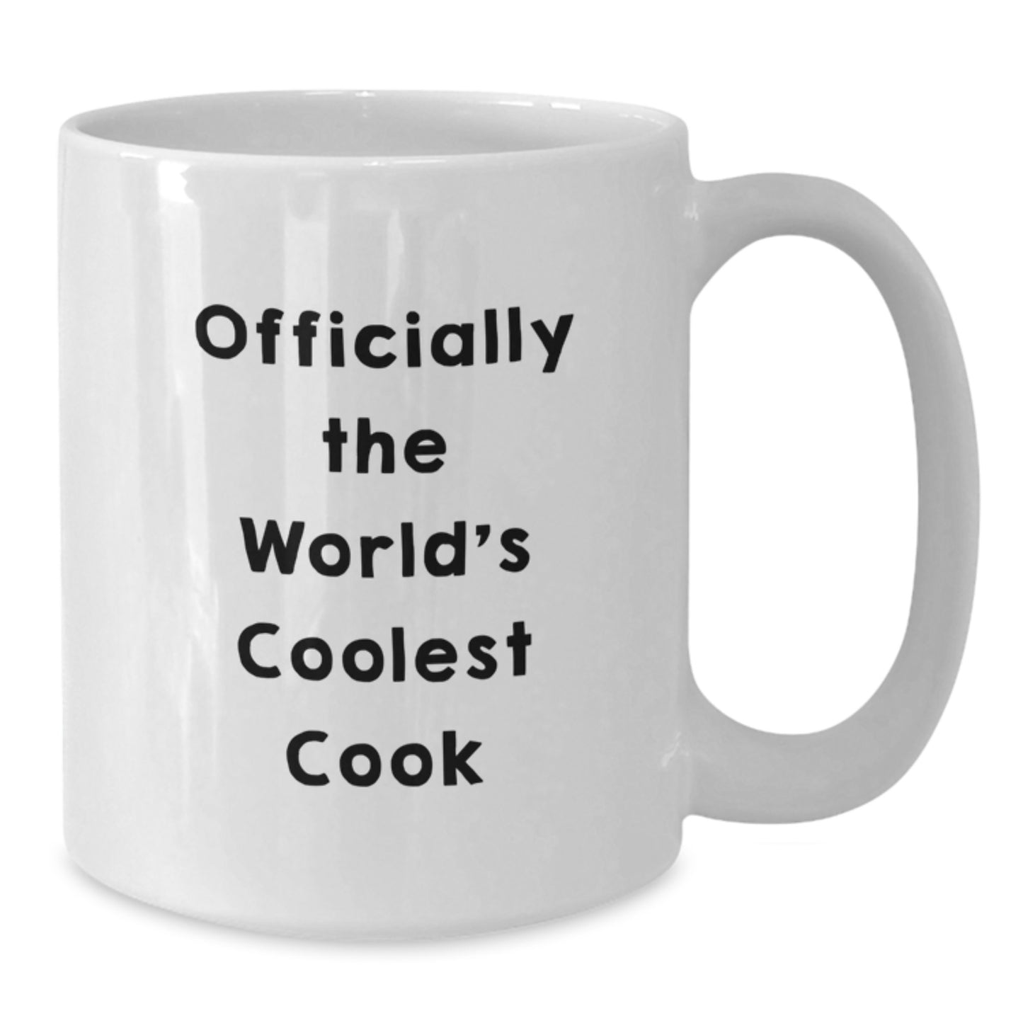 Funny Cook Quotes Officially The World's Coolest Cook White Coffee Mug Gifts from Family to Cook Graduation Unique Gifts - Additional