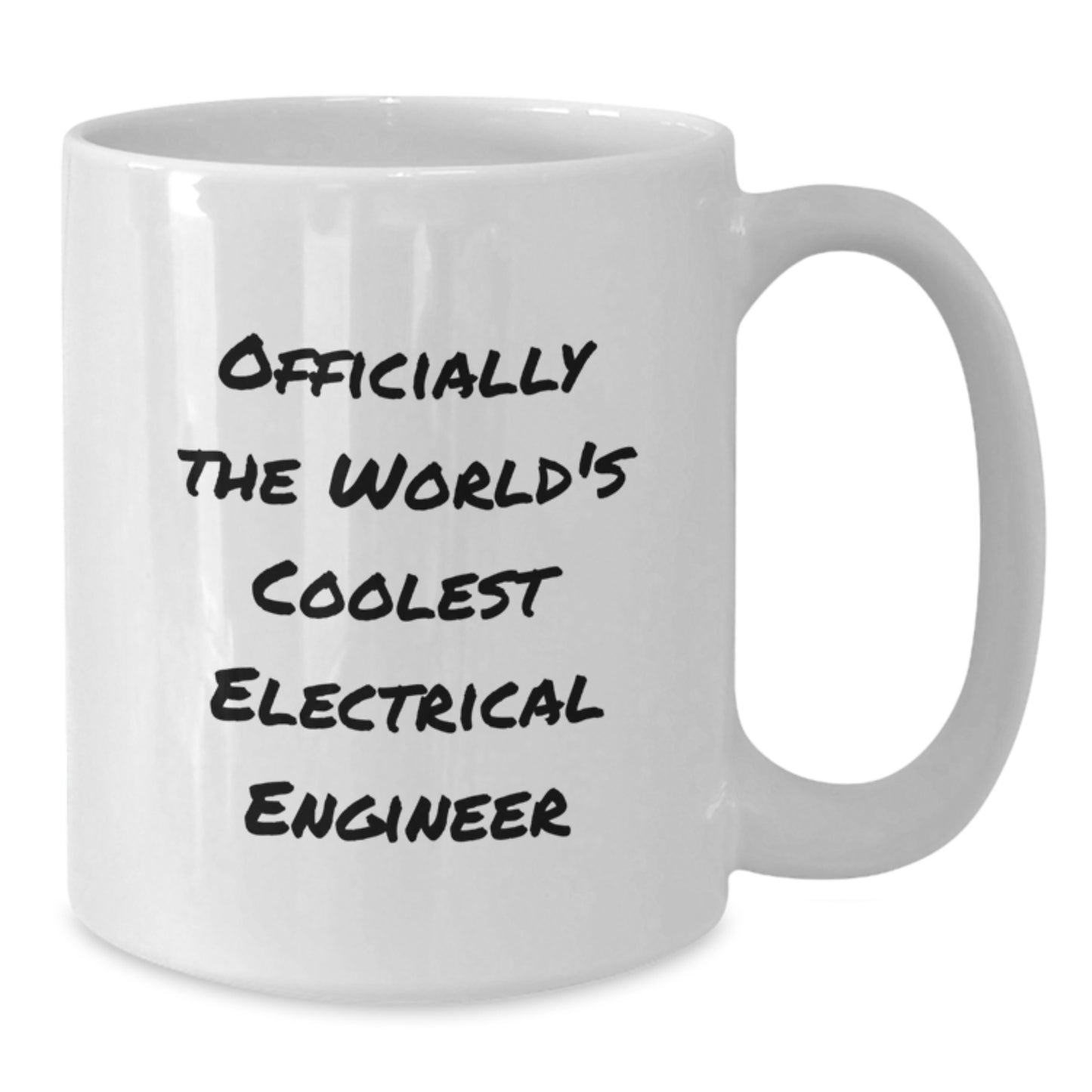Electrical Engineer Gifts, Cute Quote White Coffee Mug, Officially The World's Coolest Electrical Engineer, Perfect for Graduation Unique Gifts - Additional