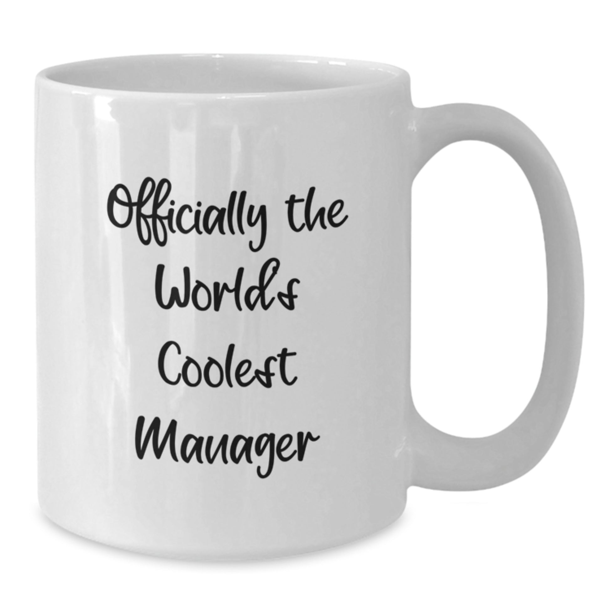 Quirky Manager White Coffee Mugs Gifts from Family and Friends for Graduation Unique Manager Gifts - Additional