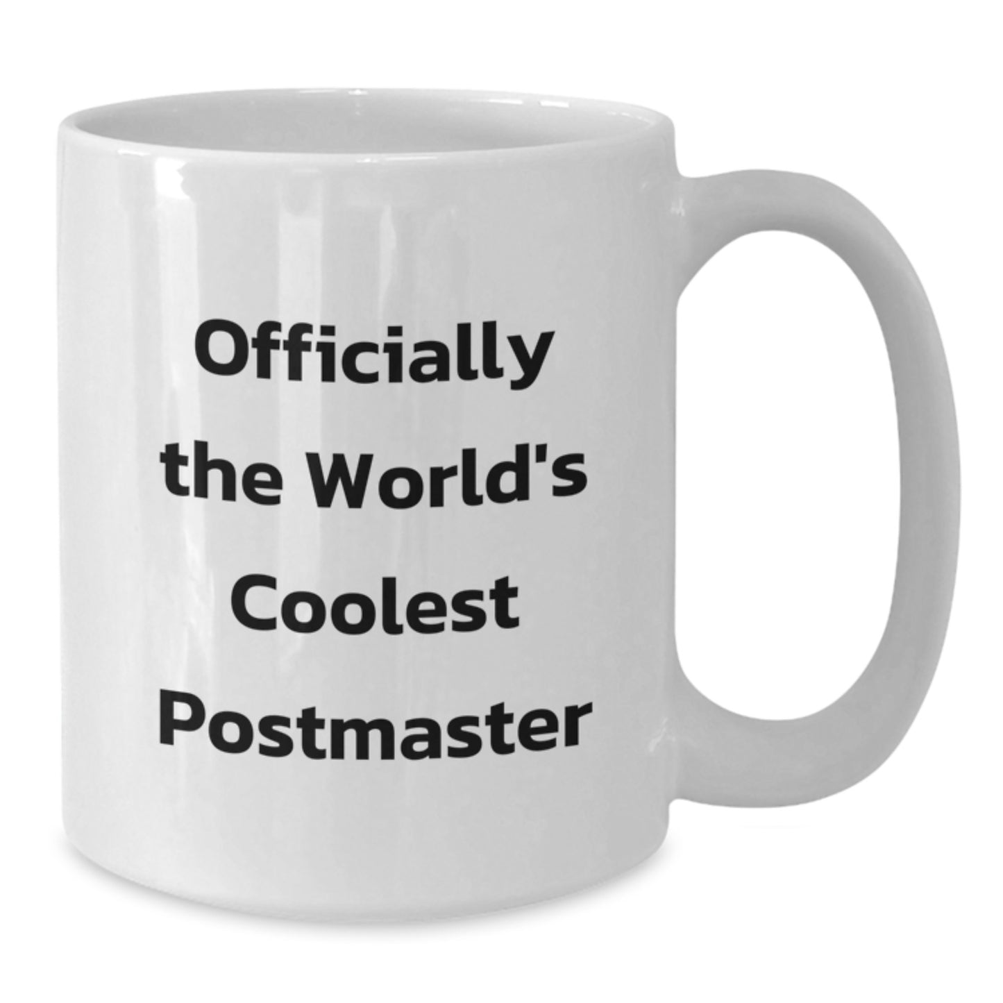 Postmaster Officially Keepsake White Coffee Mug for Him Birthday Gift - Additional