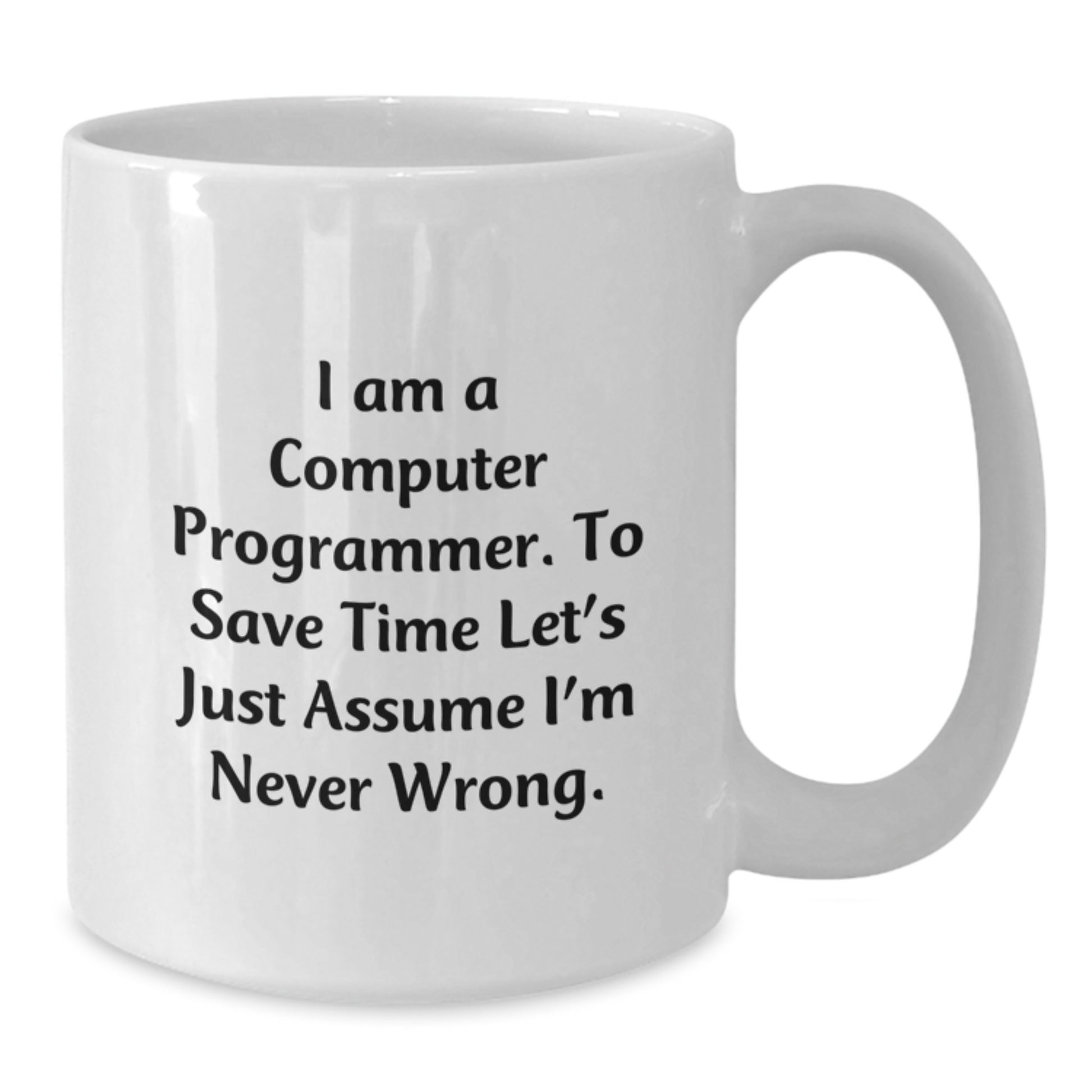 Computer Programmer White Coffee Mug Keepsake Birthday Gift for Him - Additional