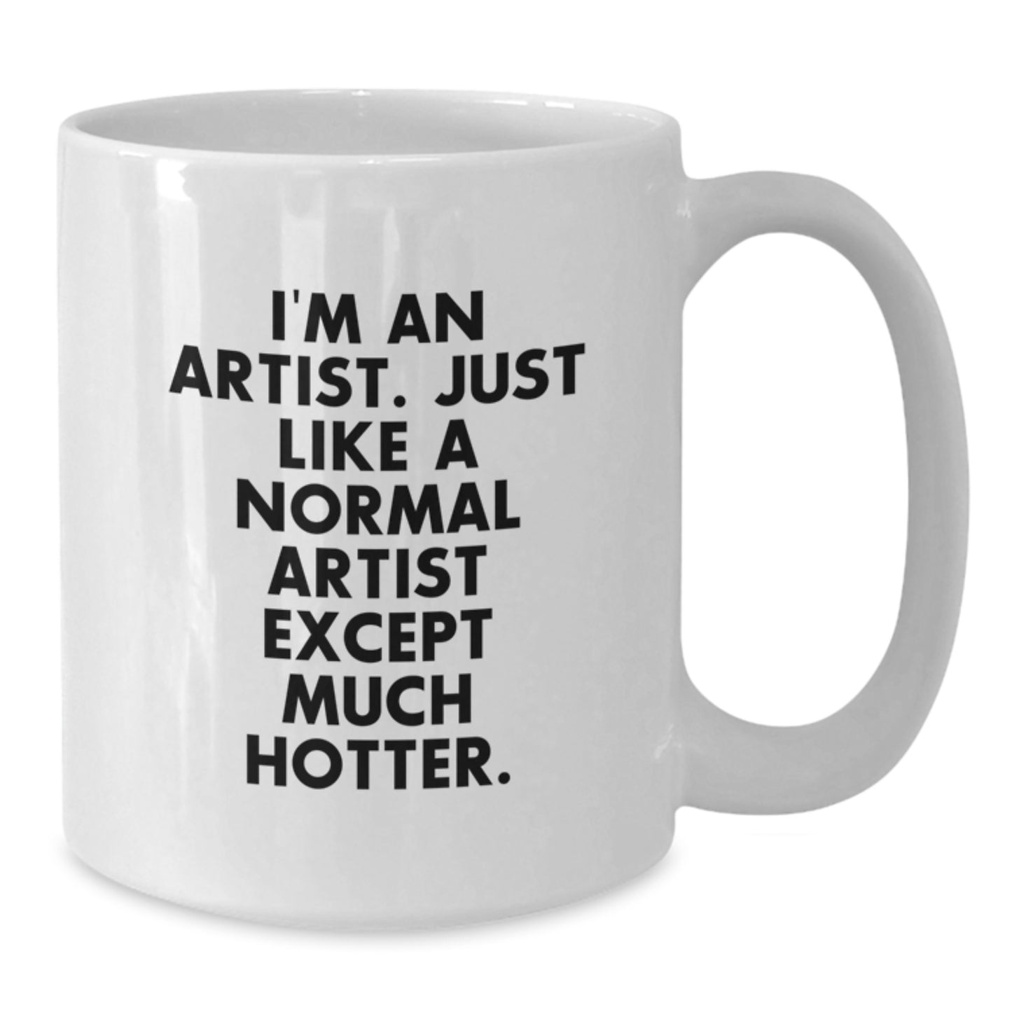 Funny Artist White Coffee Mugs, Gifts from Friends, Unique Father's Day Unique Gifts for Artist Dad, 11oz 15oz Ceramic Mugs - Additional