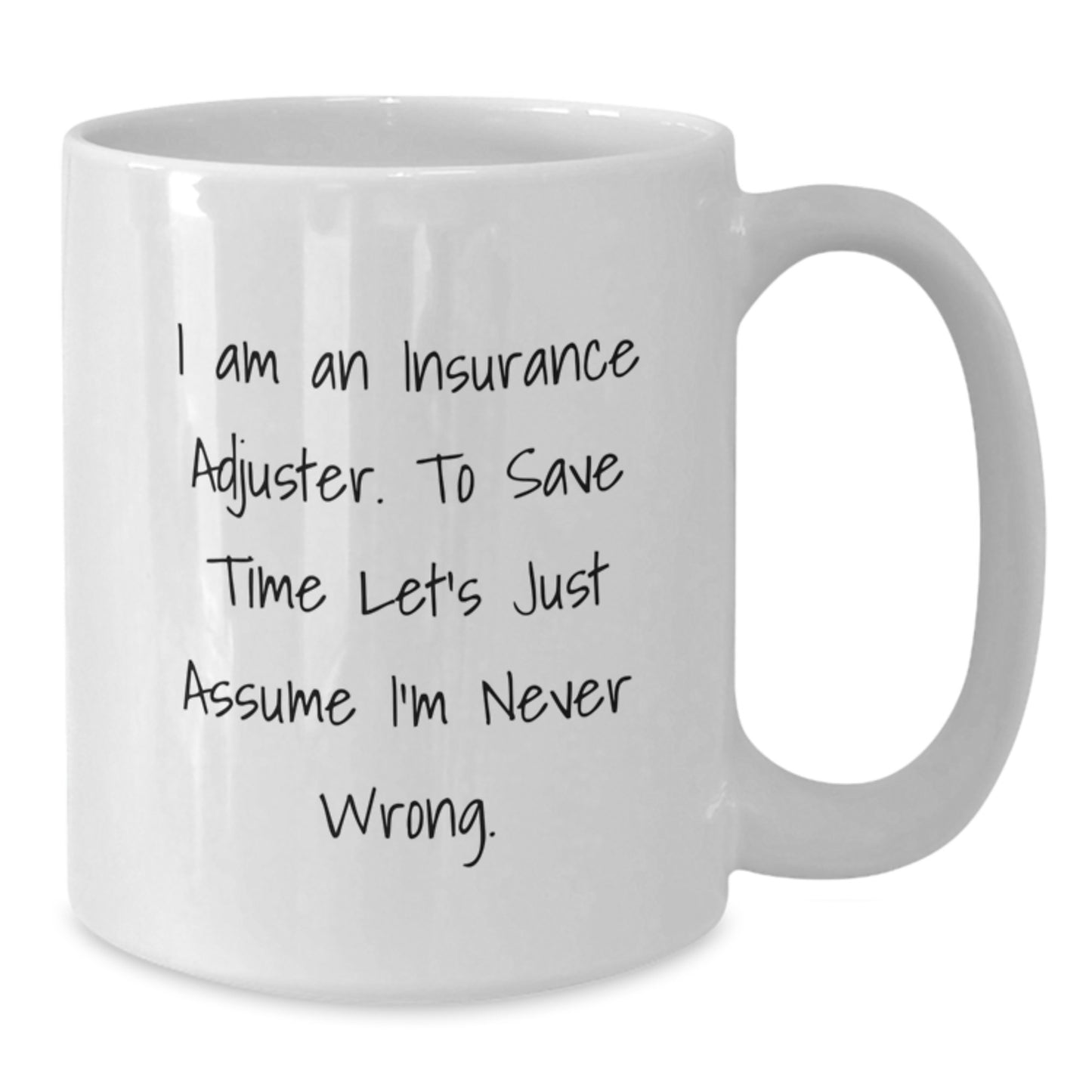 Premium Insurance Adjuster Keepsake Ceramic Mug for Him Birthday Gift - Additional