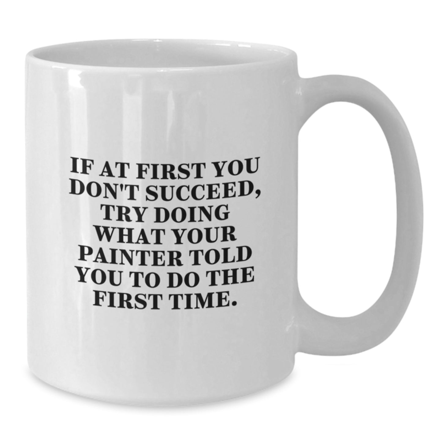 Painter Keepsake White Ceramic Coffee Mug for Him Birthday Gift - Additional
