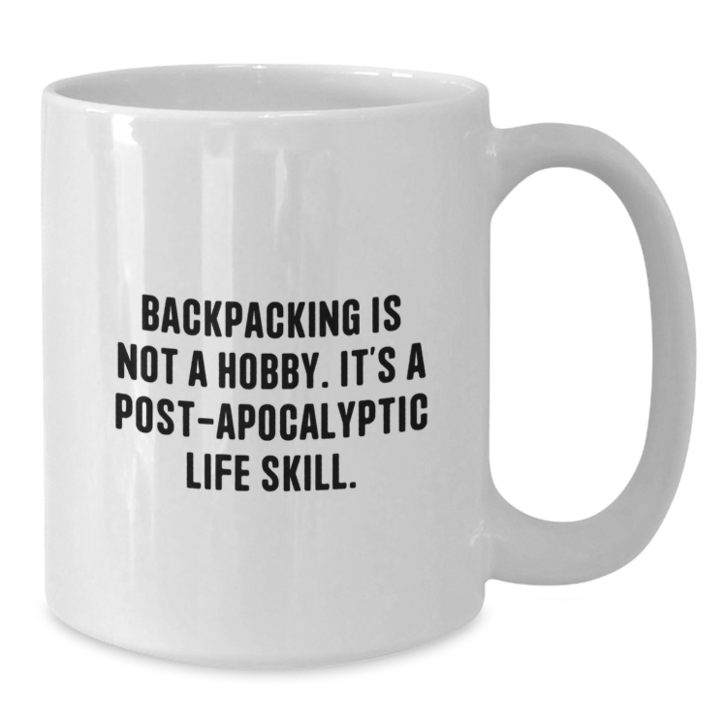 Backpacking Keepsake Mug for Him Birthday Gift White Ceramic - Additional