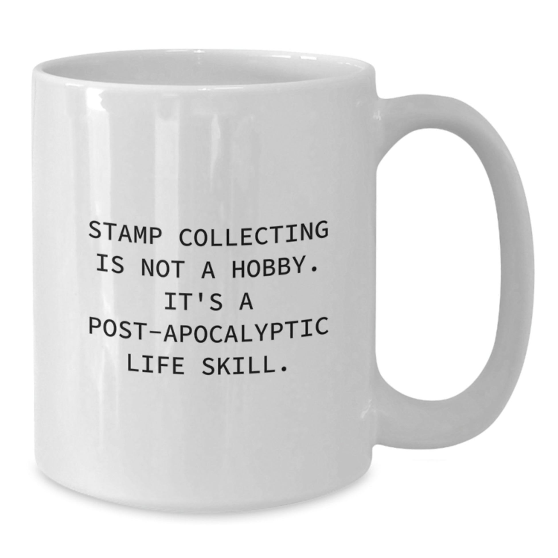 Stamp Collecting Keepsake Mug for Him Birthday Gift Ceramic 11oz - Additional
